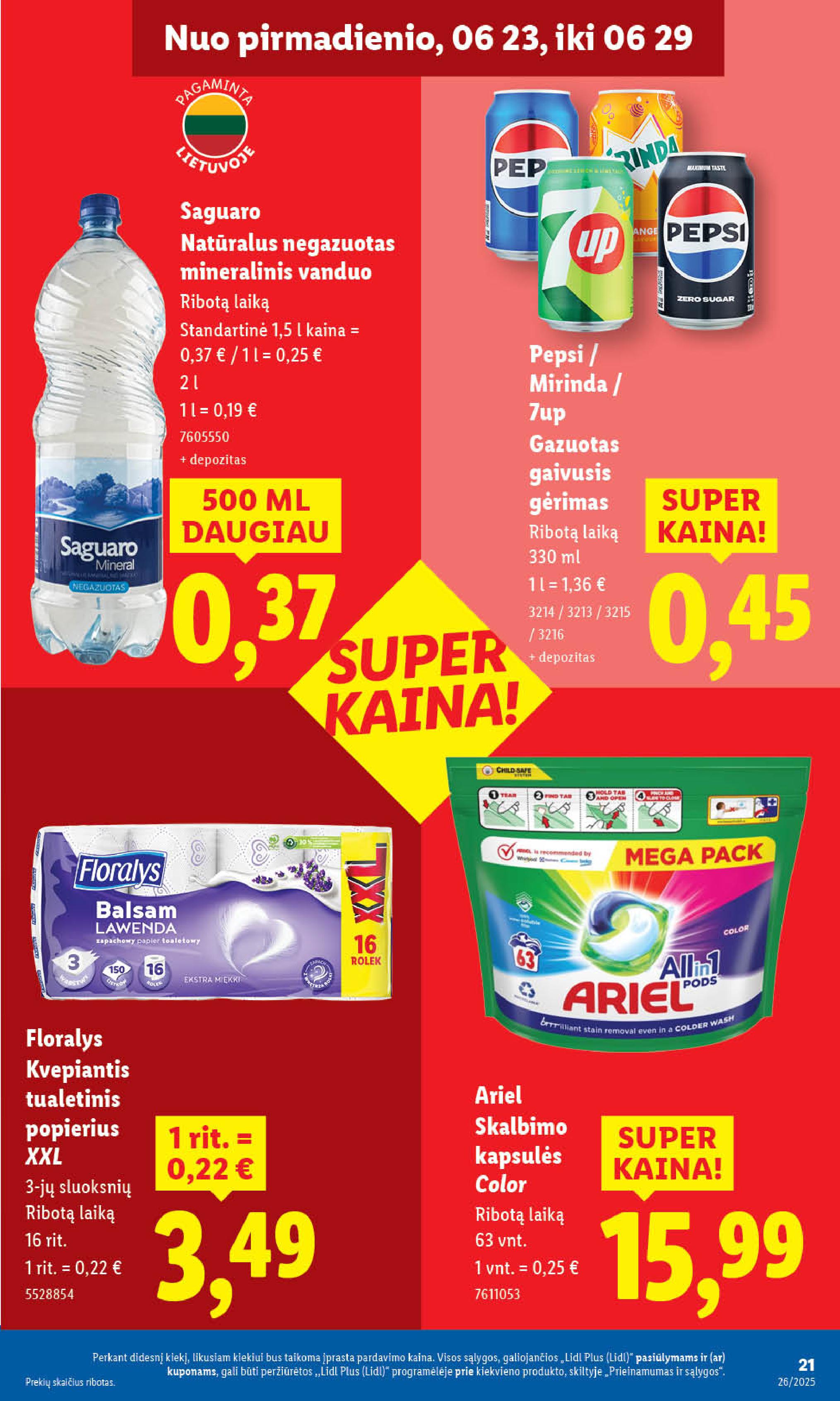 Naujausias LIDL kaininis katalogas 2025.06.23 - 2025.06.29