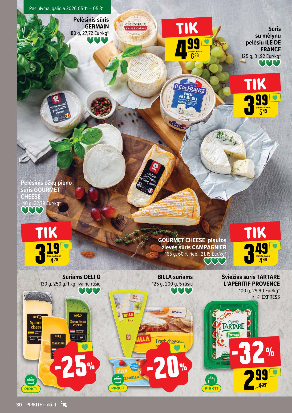 IKI SAVAITĖLĖ akcijų ir nuolaidų leidinys Nr.20 2026.05.11 - 2026.05.17