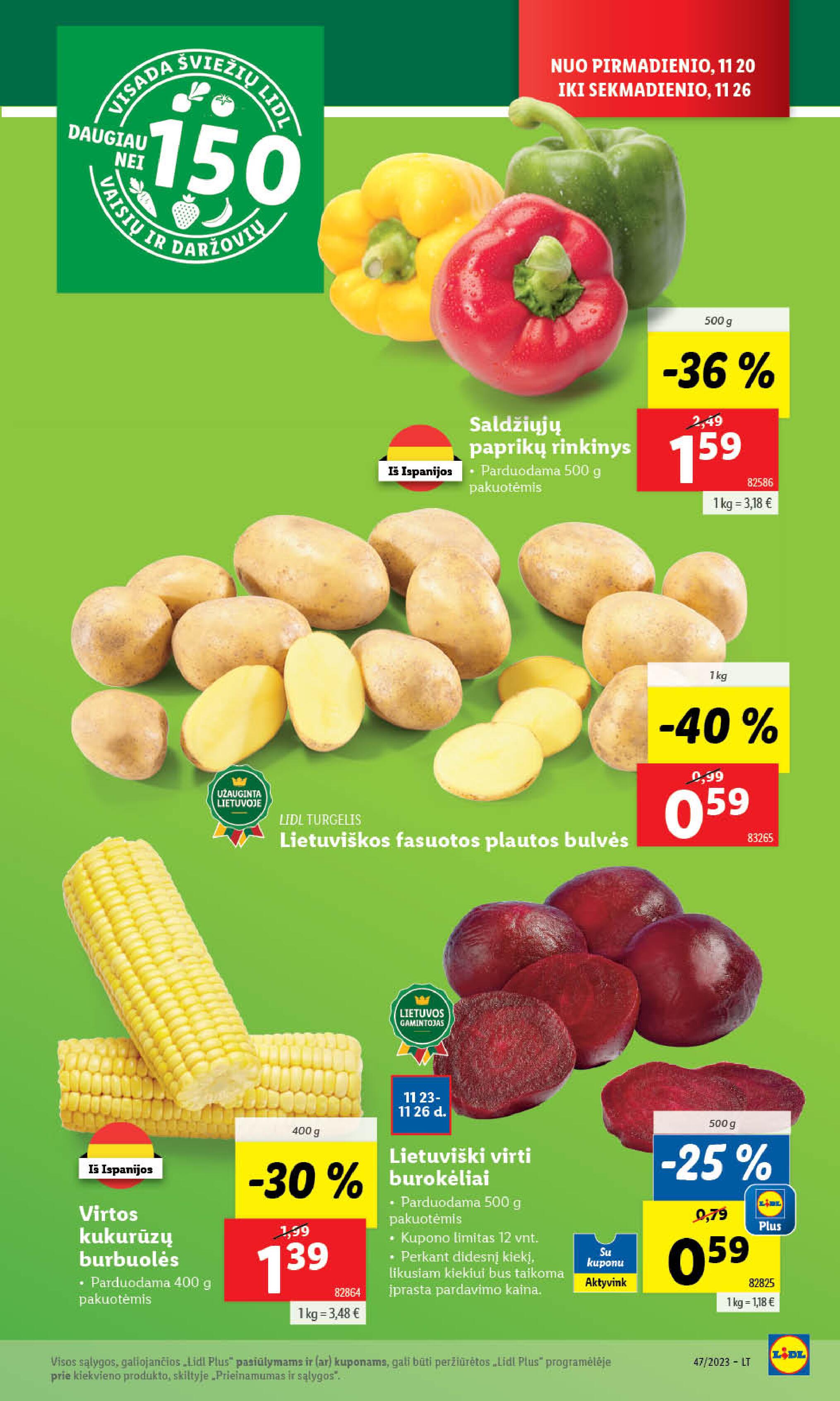 Naujausias LIDL kaininis katalogas 2023.11.20 - 2023.11.26