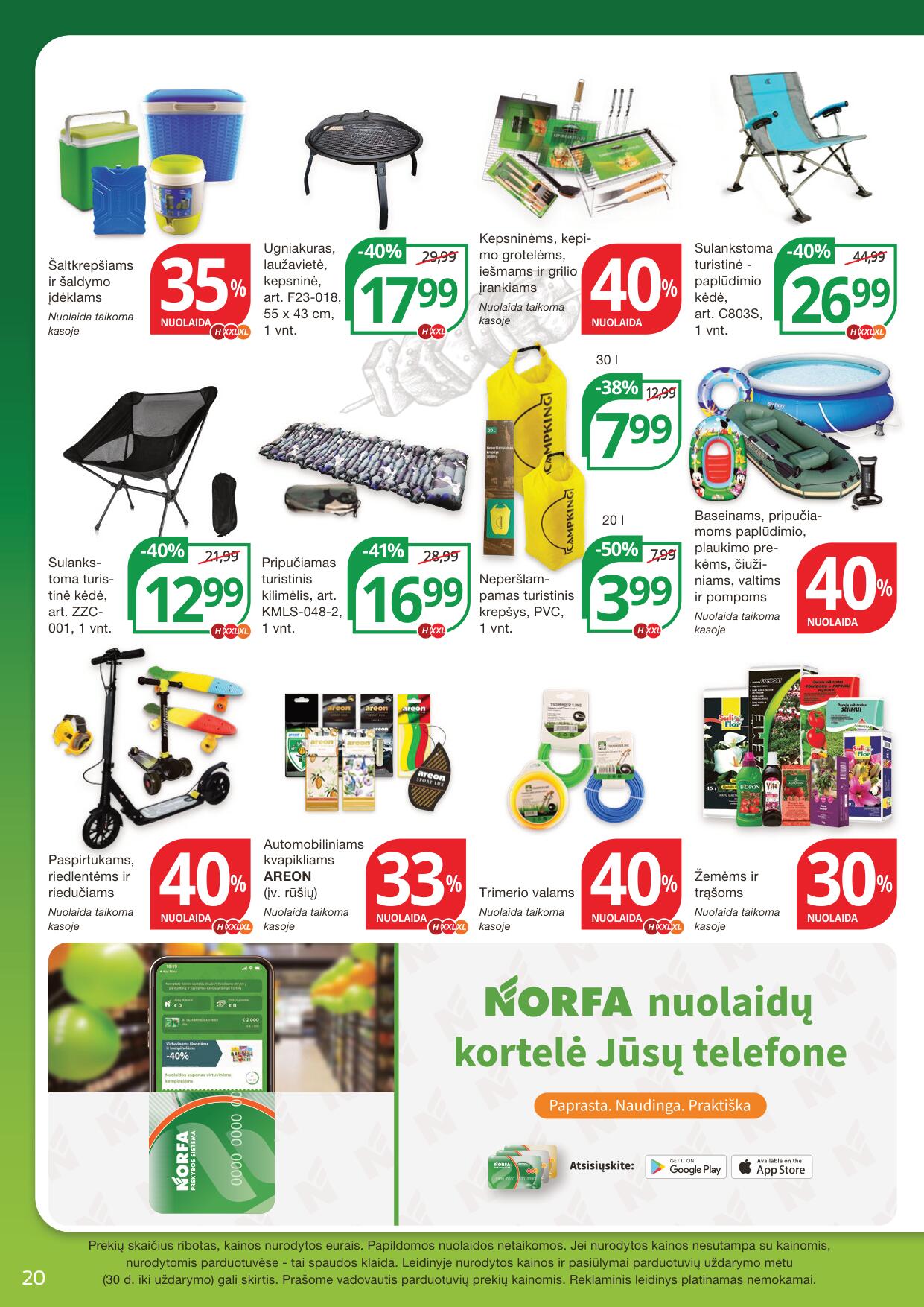 Naujausias NORFA kaininis katalogas 2023.07.13 - 2023.07.26