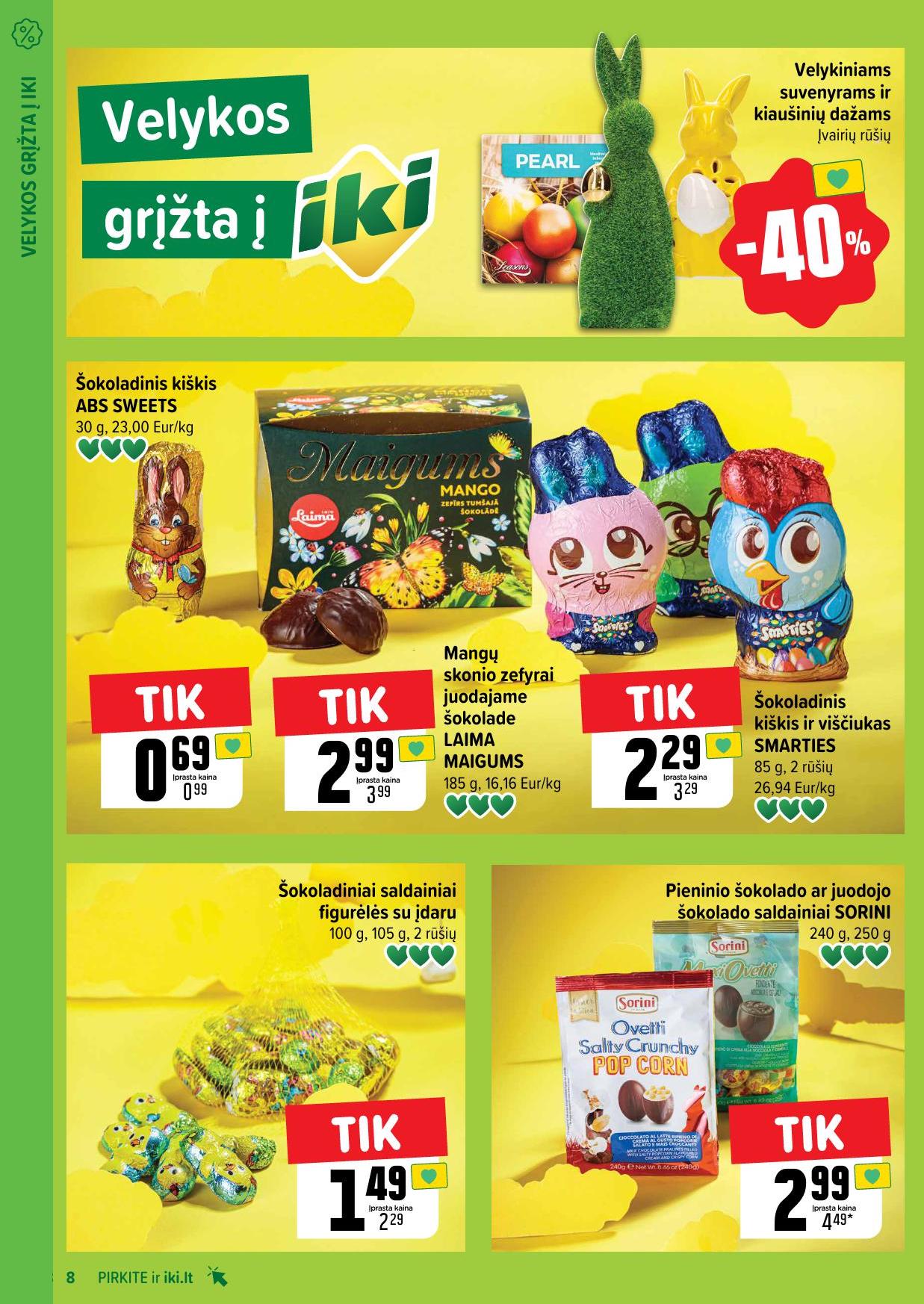 Naujausias IKI kaininis katalogas 2024.03.18 - 2024.03.24