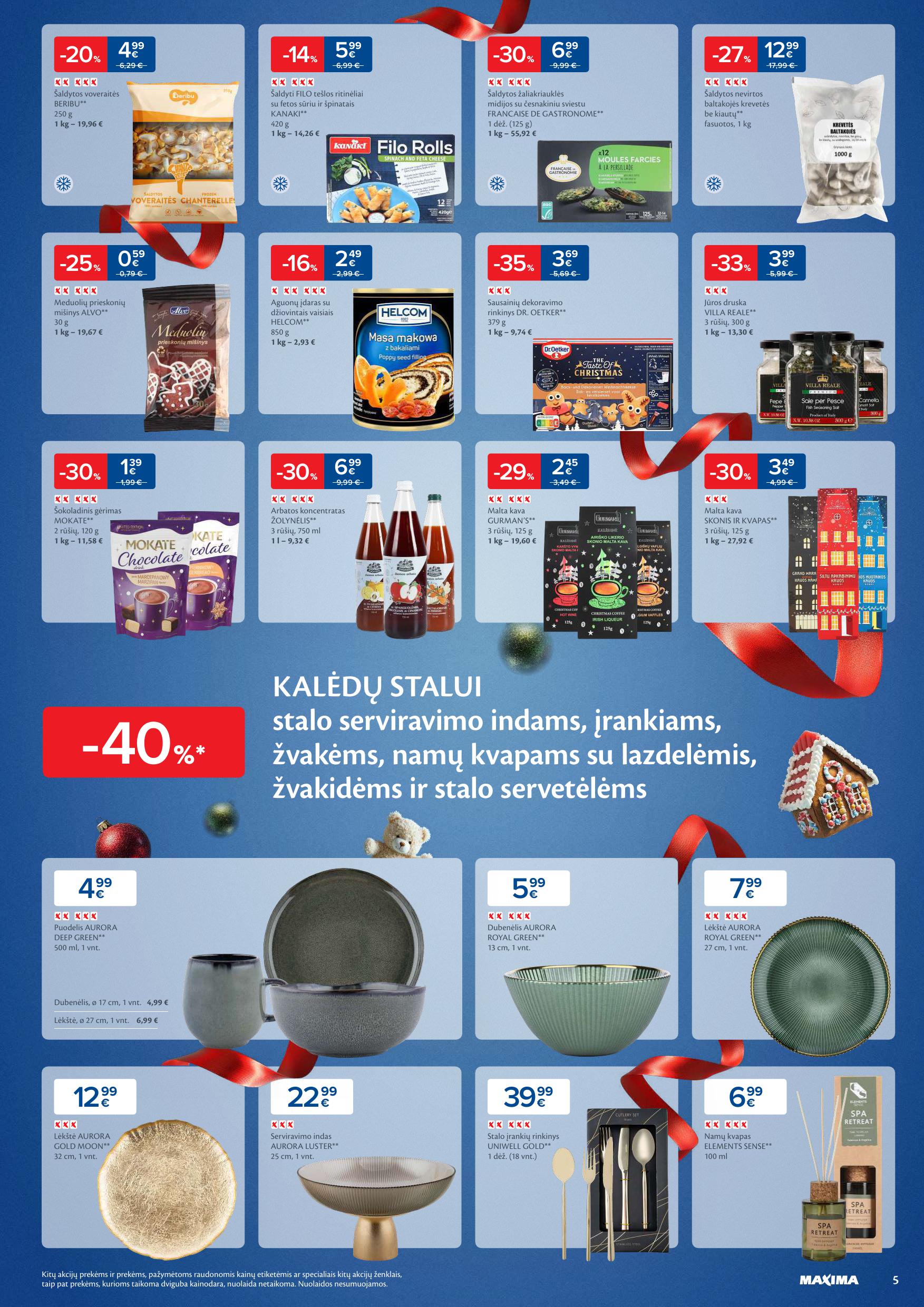 Naujausias MAXIMA kaininis katalogas 2024.12.10 - 2024.12.16
