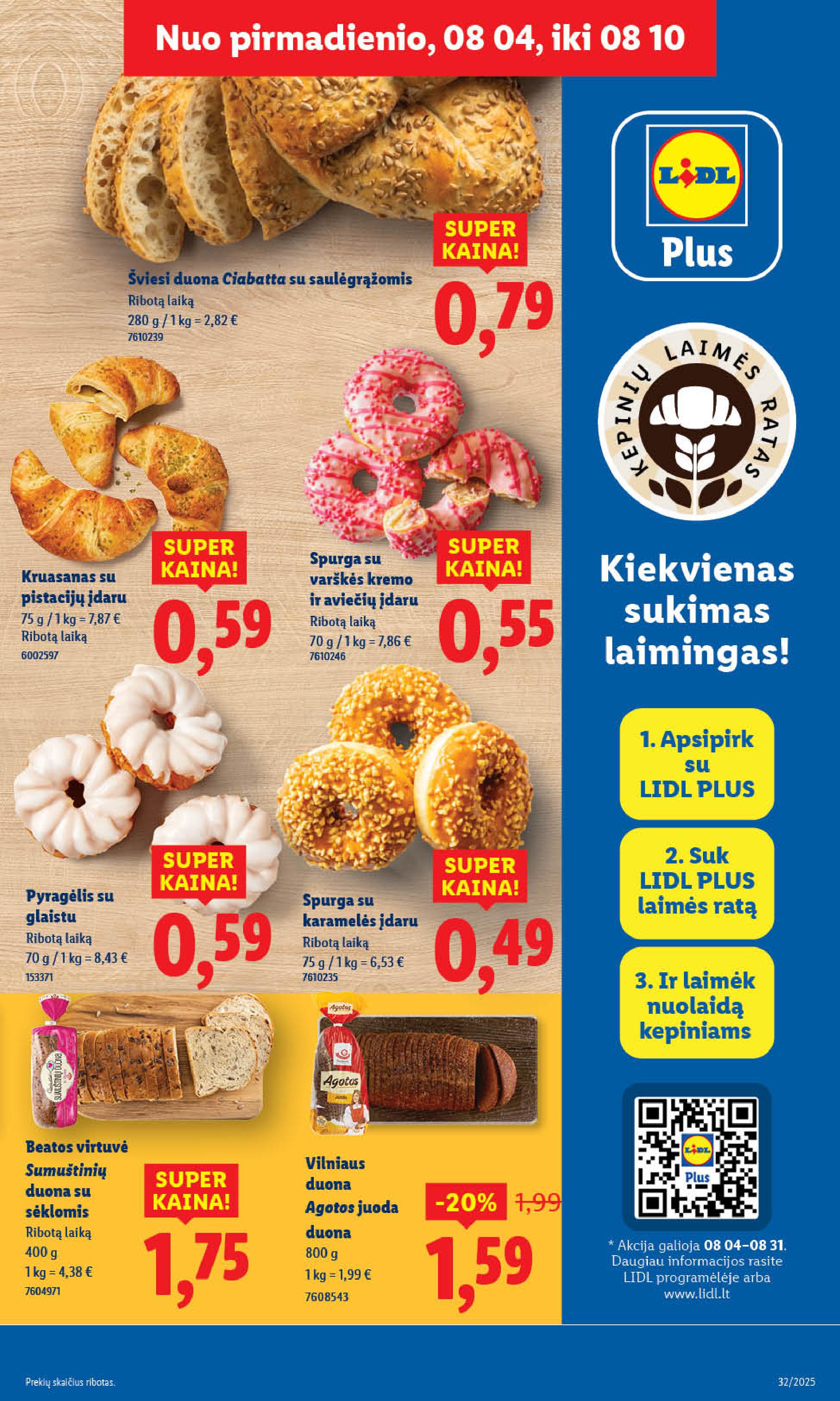 Naujausias LIDL kaininis katalogas 2025.08.04 - 2025.08.10