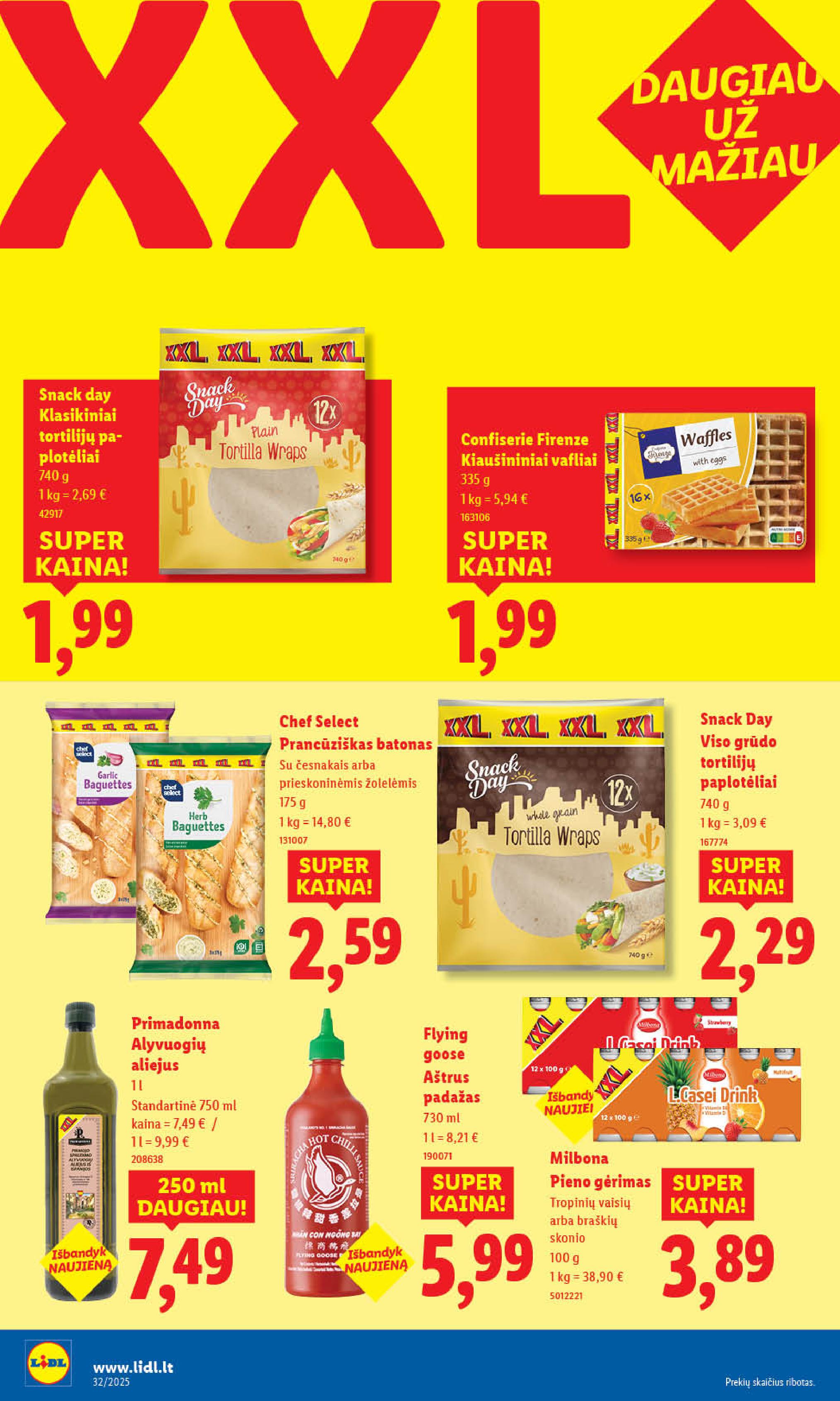 Naujausias LIDL kaininis katalogas 2025.08.04 - 2025.08.10