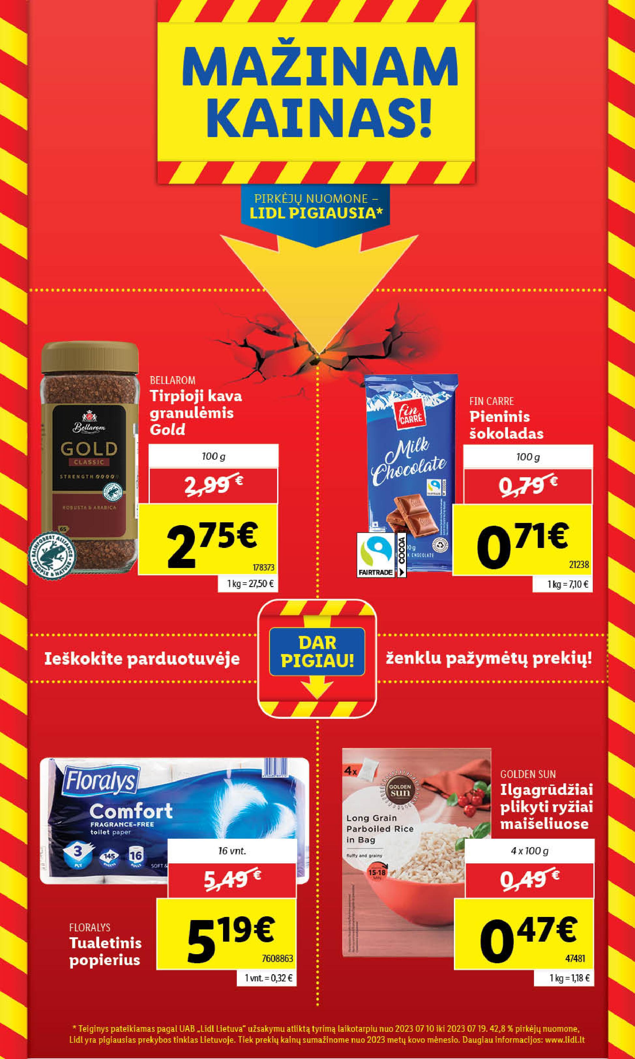 Naujausias LIDL kaininis katalogas 2023.08.21 - 2023.08.27