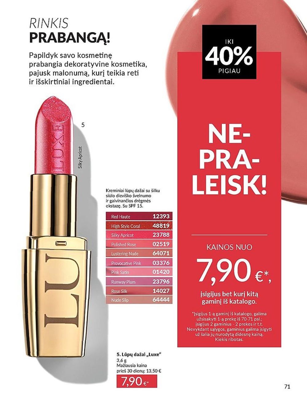 AVON katalogas galioja 2025.05.01 - 2025.05.31