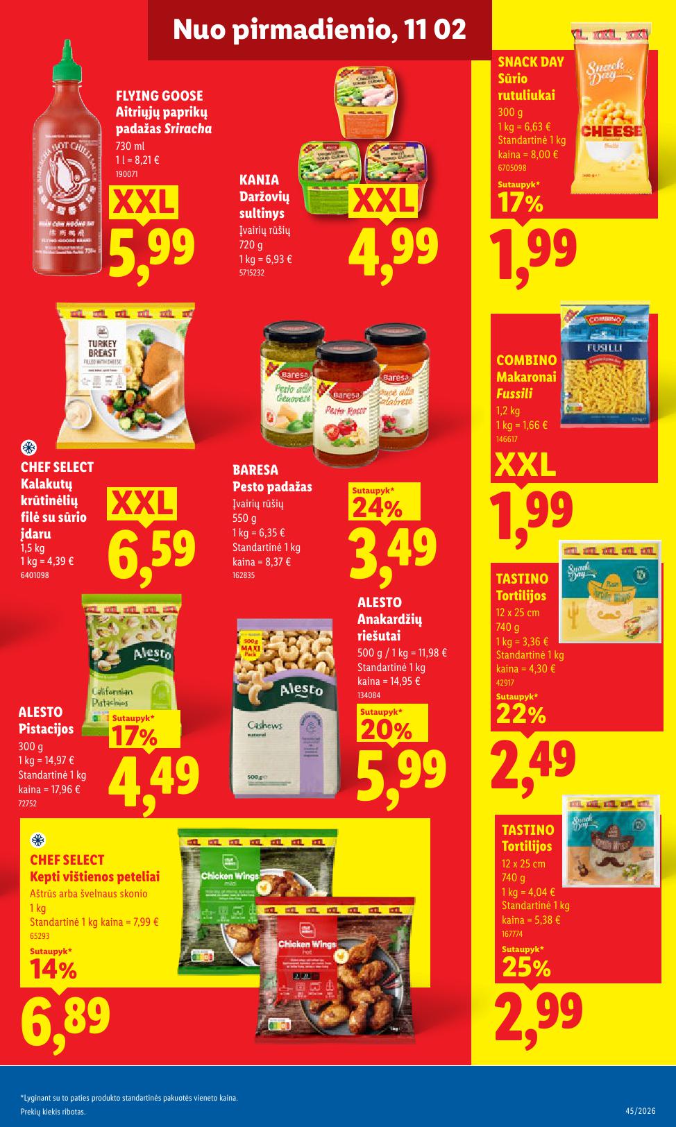 Naujausias LIDL kaininis katalogas 2026.11.02 - 2026.11.08