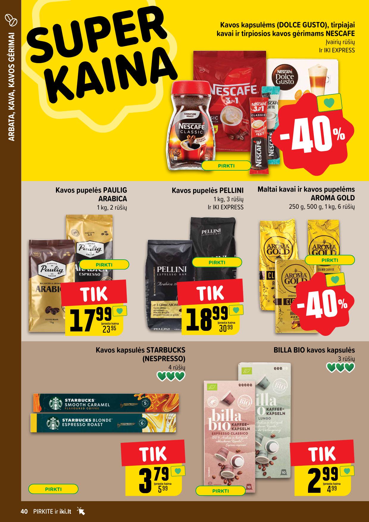 Naujausias IKI kaininis katalogas 2025.05.12 - 2025.05.18