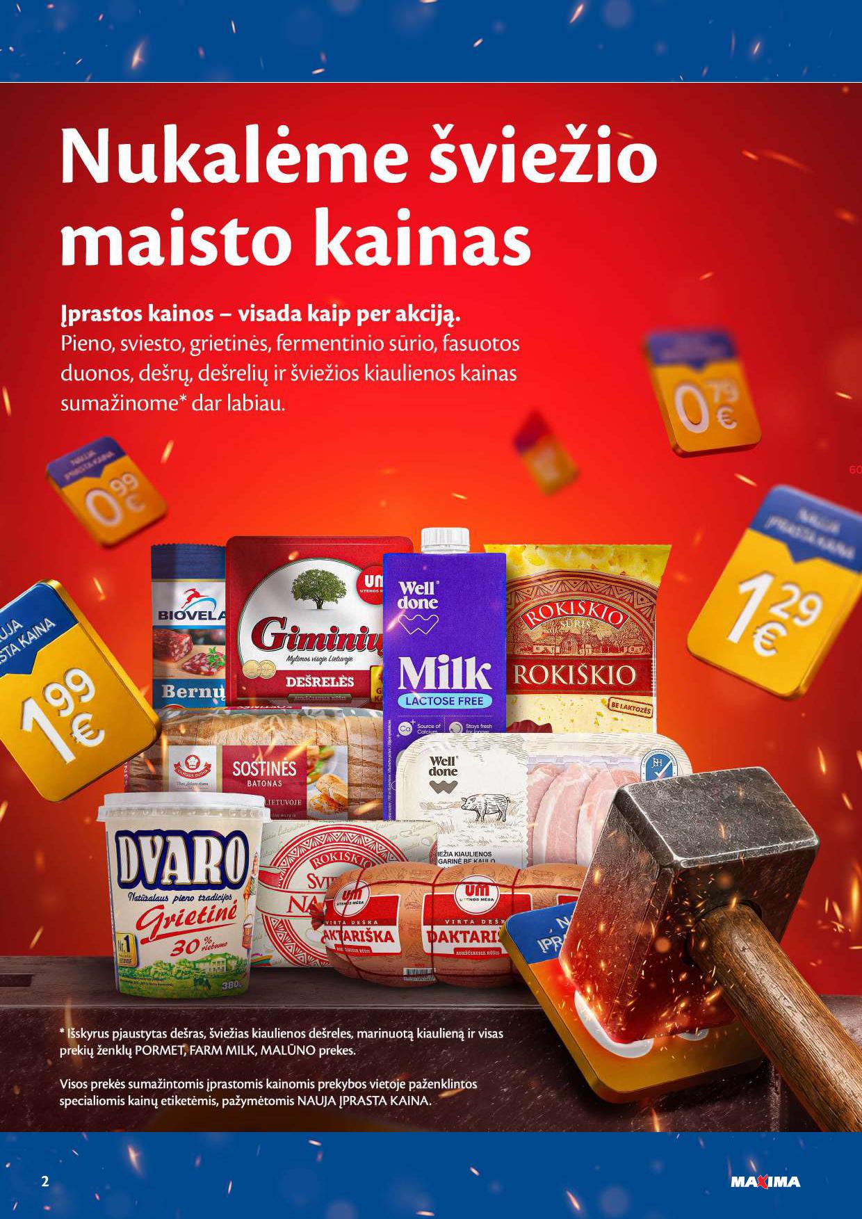 Naujausias MAXIMA kaininis katalogas 2026.09.08 - 2026.09.14
