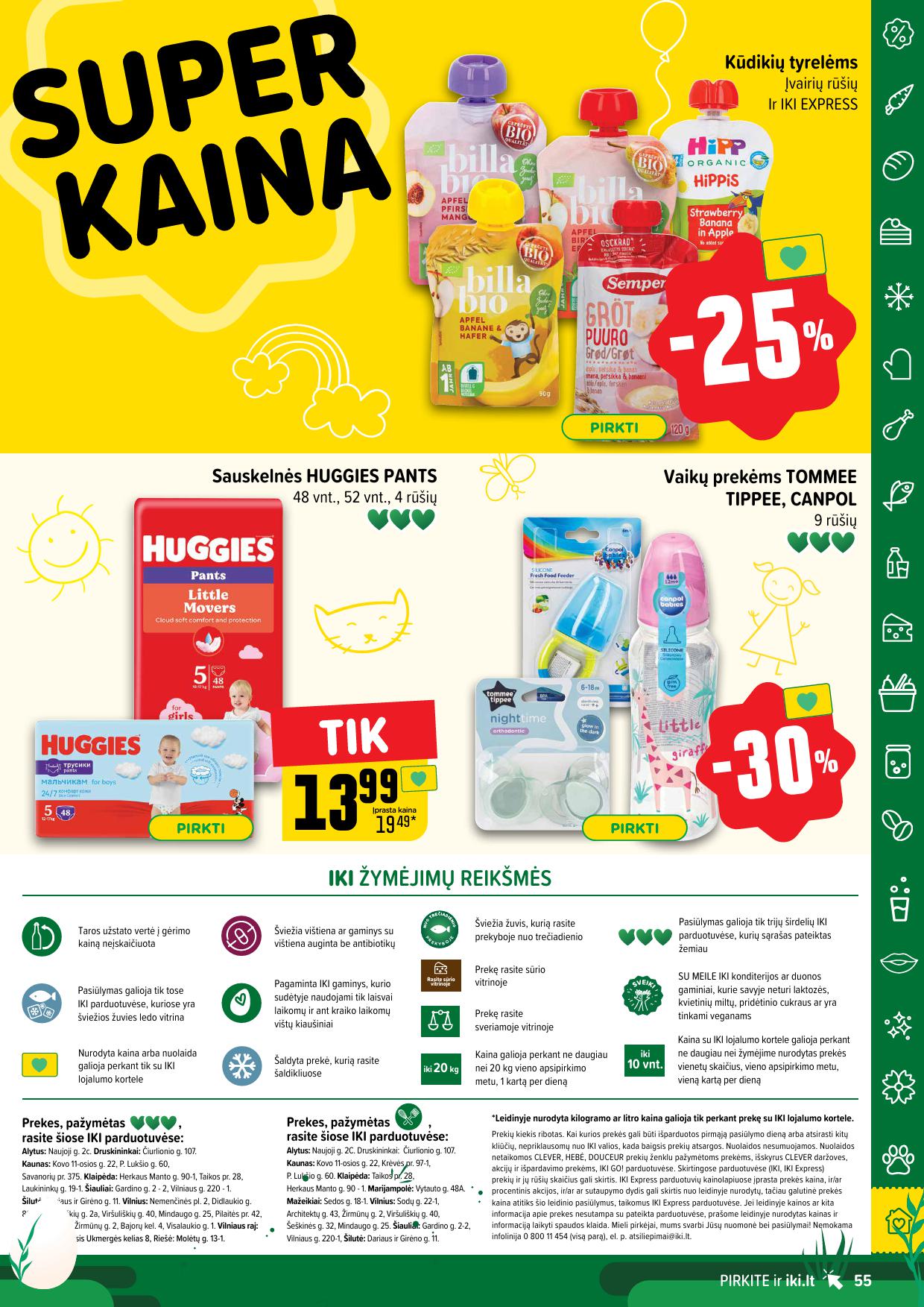 IKI SAVAITĖLĖ akcijų ir nuolaidų leidinys Nr.15 2025.04.07 - 2025.04.13