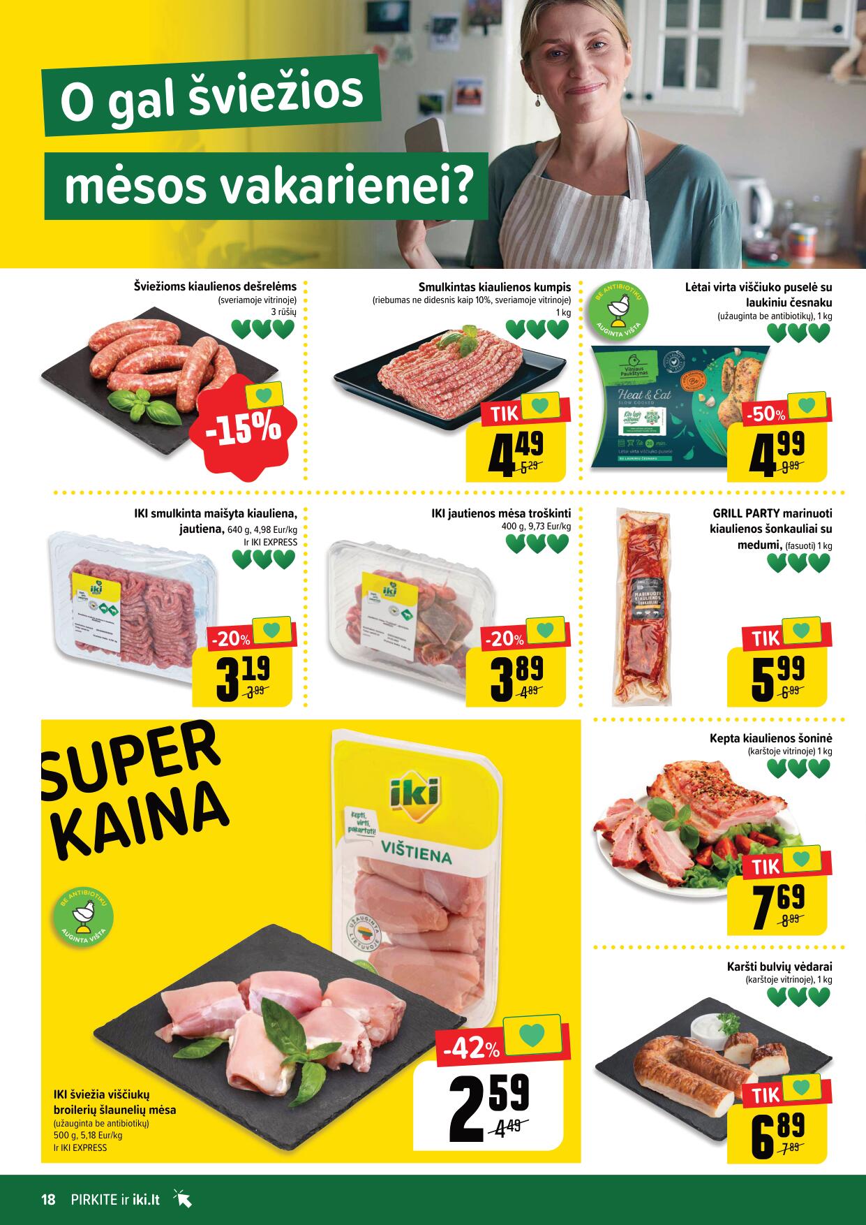 Naujausias IKI kaininis katalogas 2024.01.15 - 2024.01.21