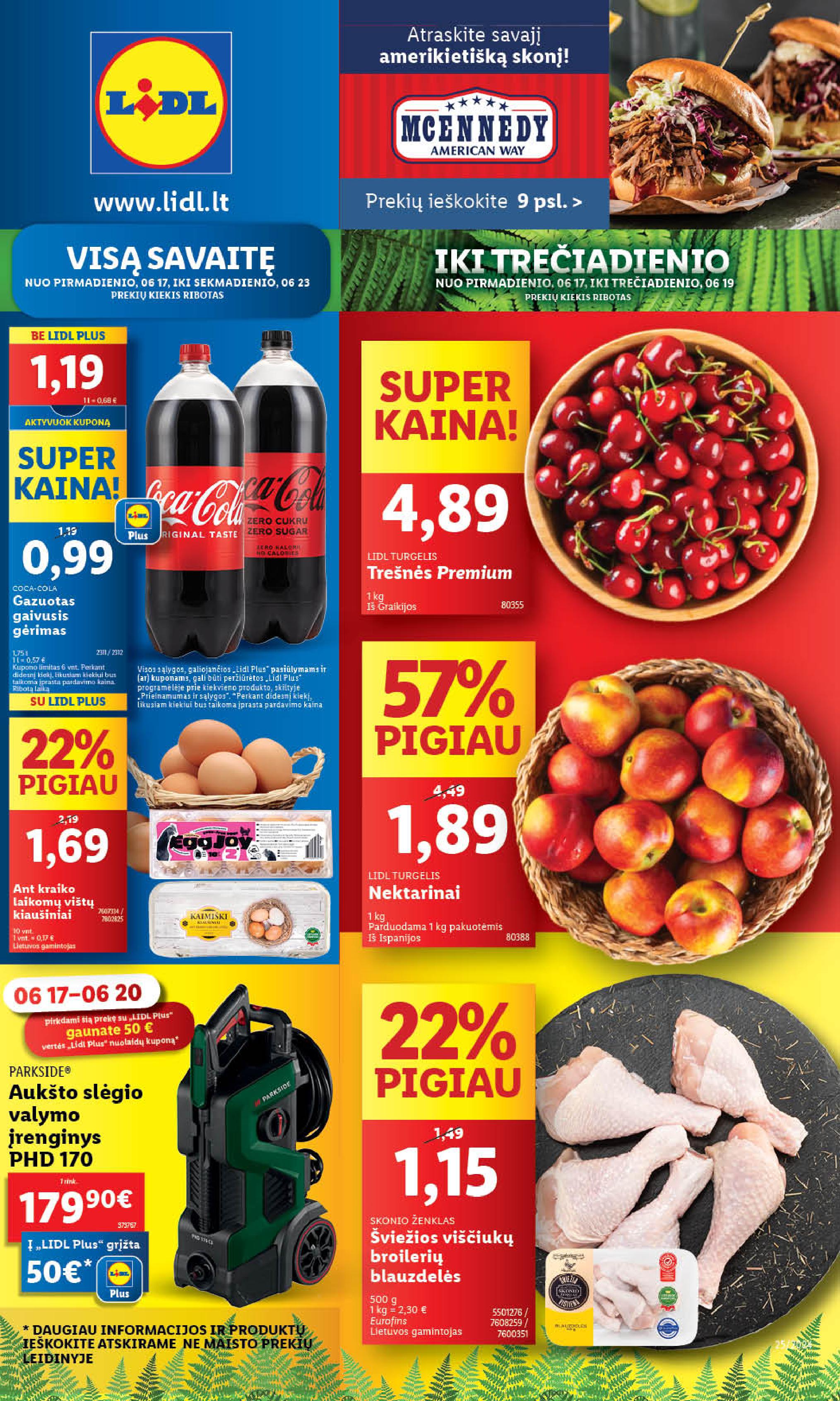 Naujausias LIDL kaininis katalogas 2024.06.17 - 2024.06.23