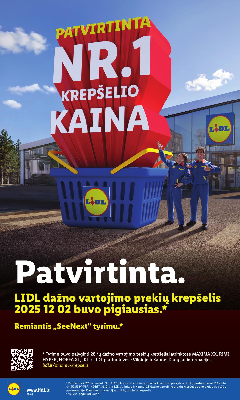 LIDL katalogas "Didysis kainų mažinimas"