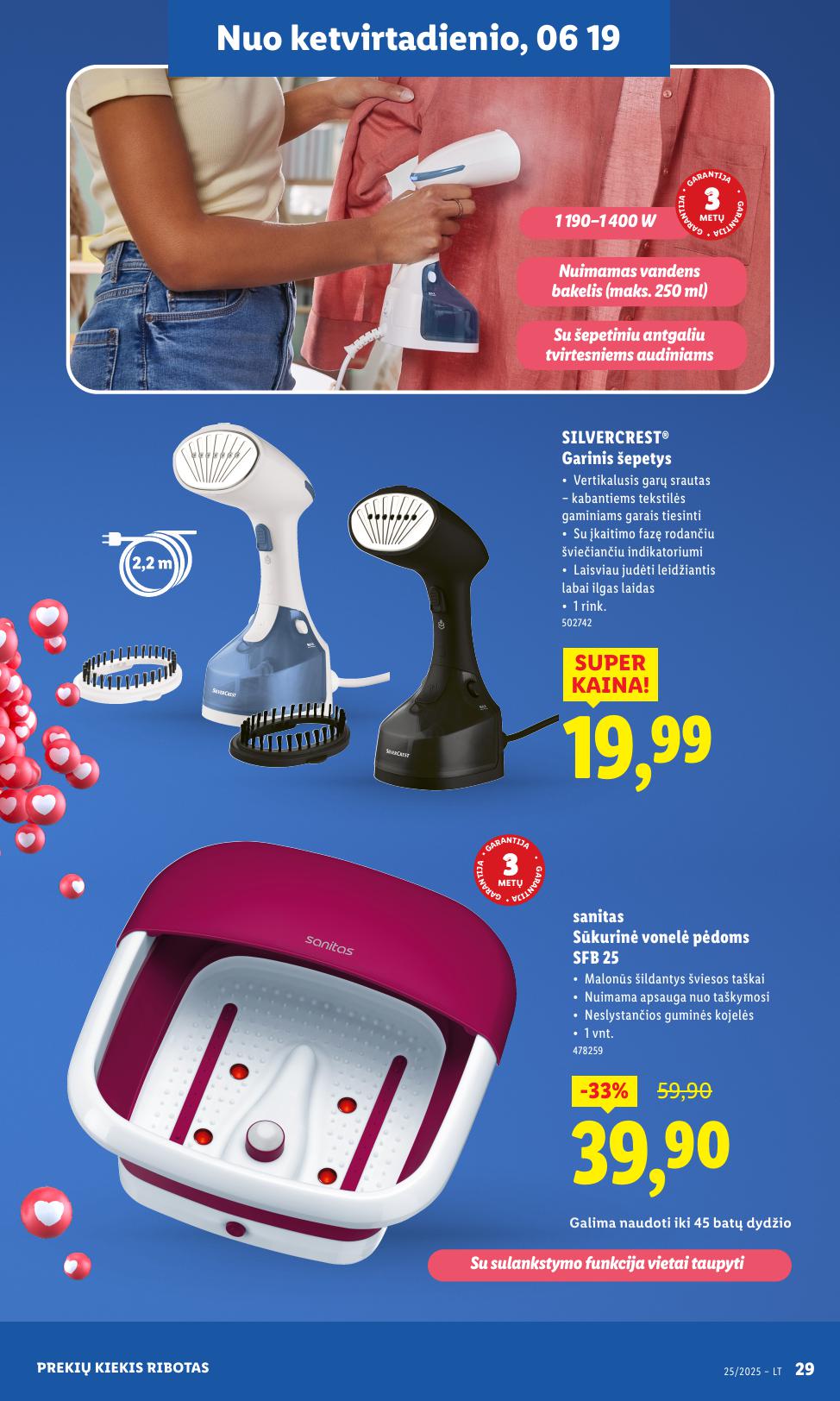 LIDL ne maisto prekių leidinys 2025.06.16 - 2025.06.22