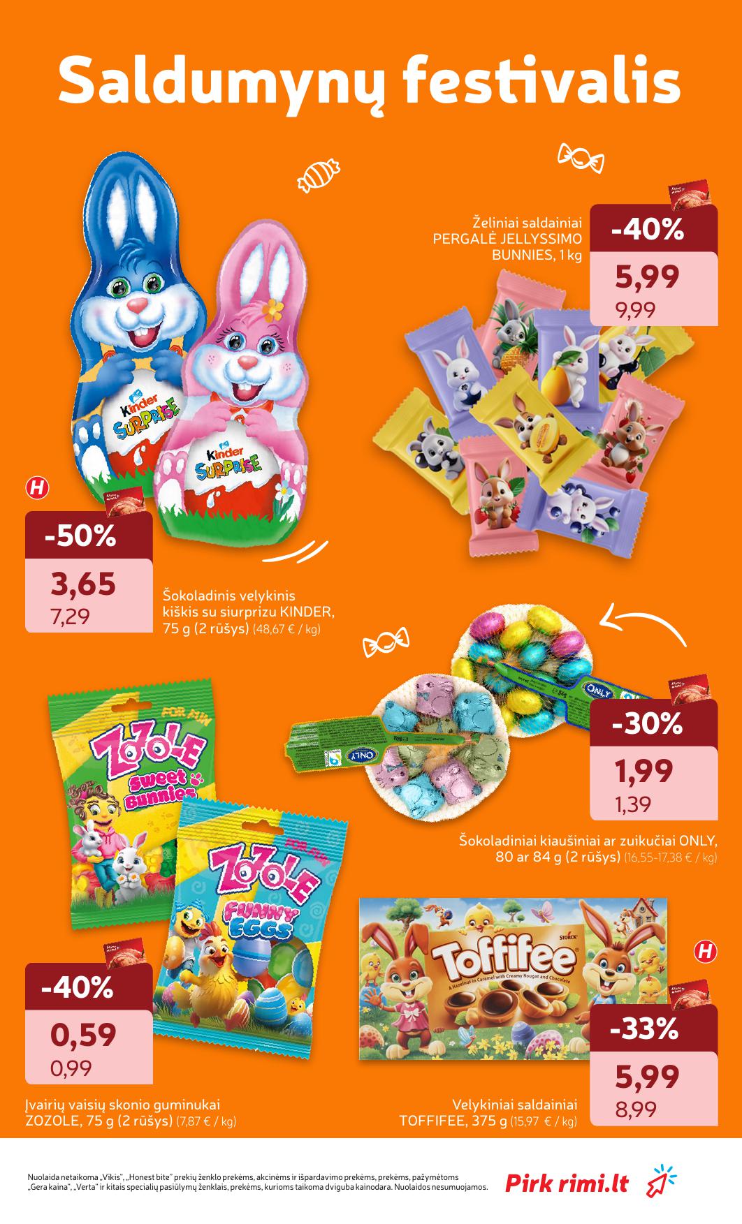 Naujausias RIMI kaininis katalogas 2026.03.24 - 2026.03.30