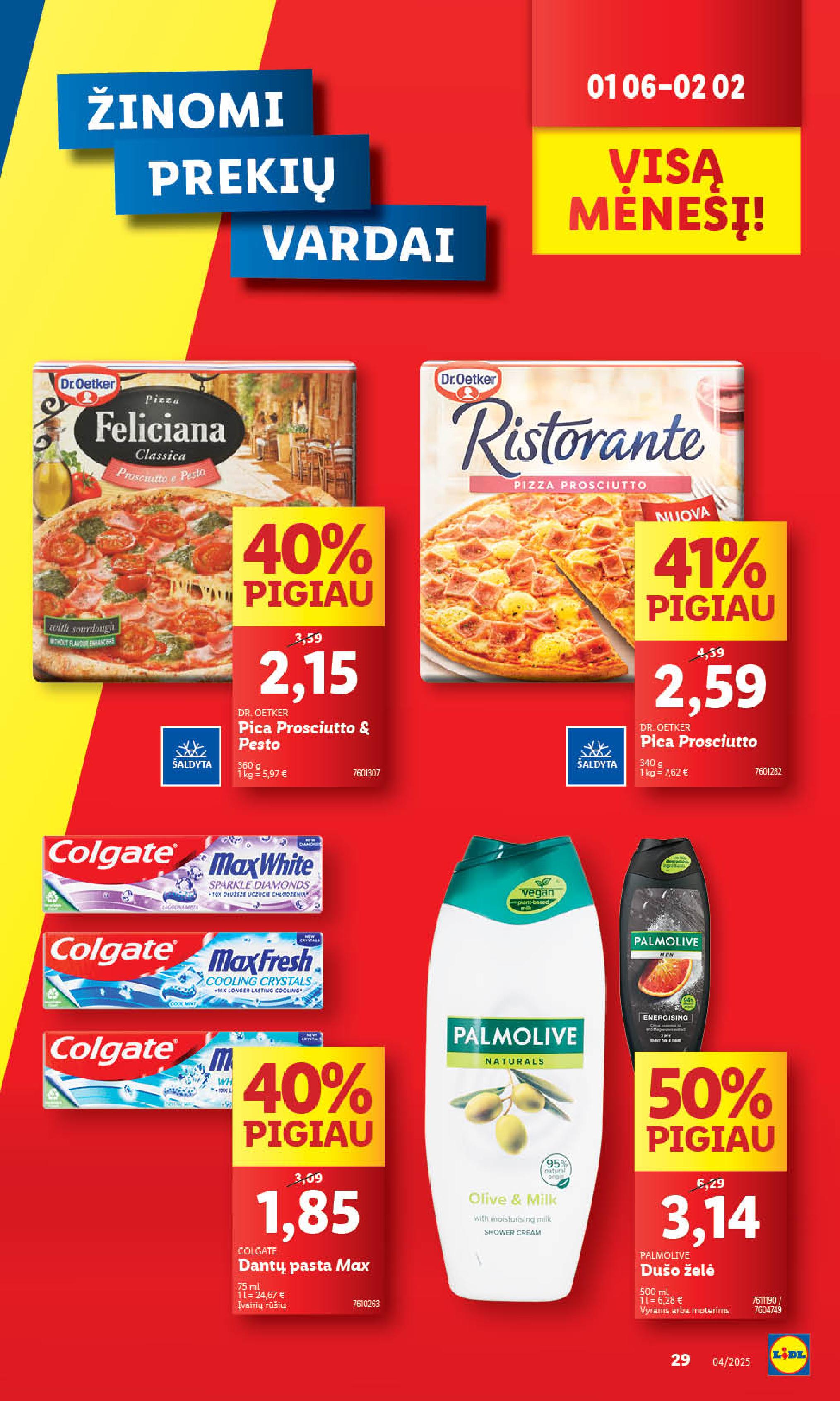 Naujausias LIDL kaininis katalogas 2025.01.20 - 2025.01.26