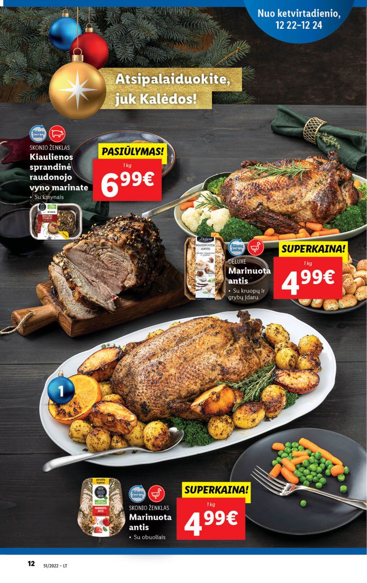 Naujausias LIDL kaininis katalogas 2022.12.19 - 2022.12.25
