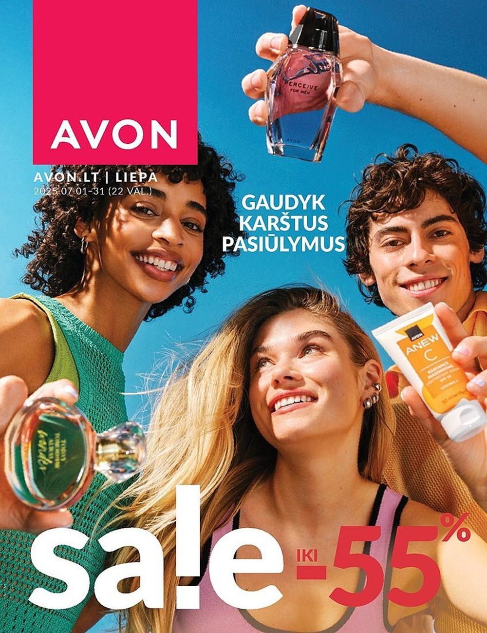 AVON katalogas galioja 2025.07.01 - 2025.07.31