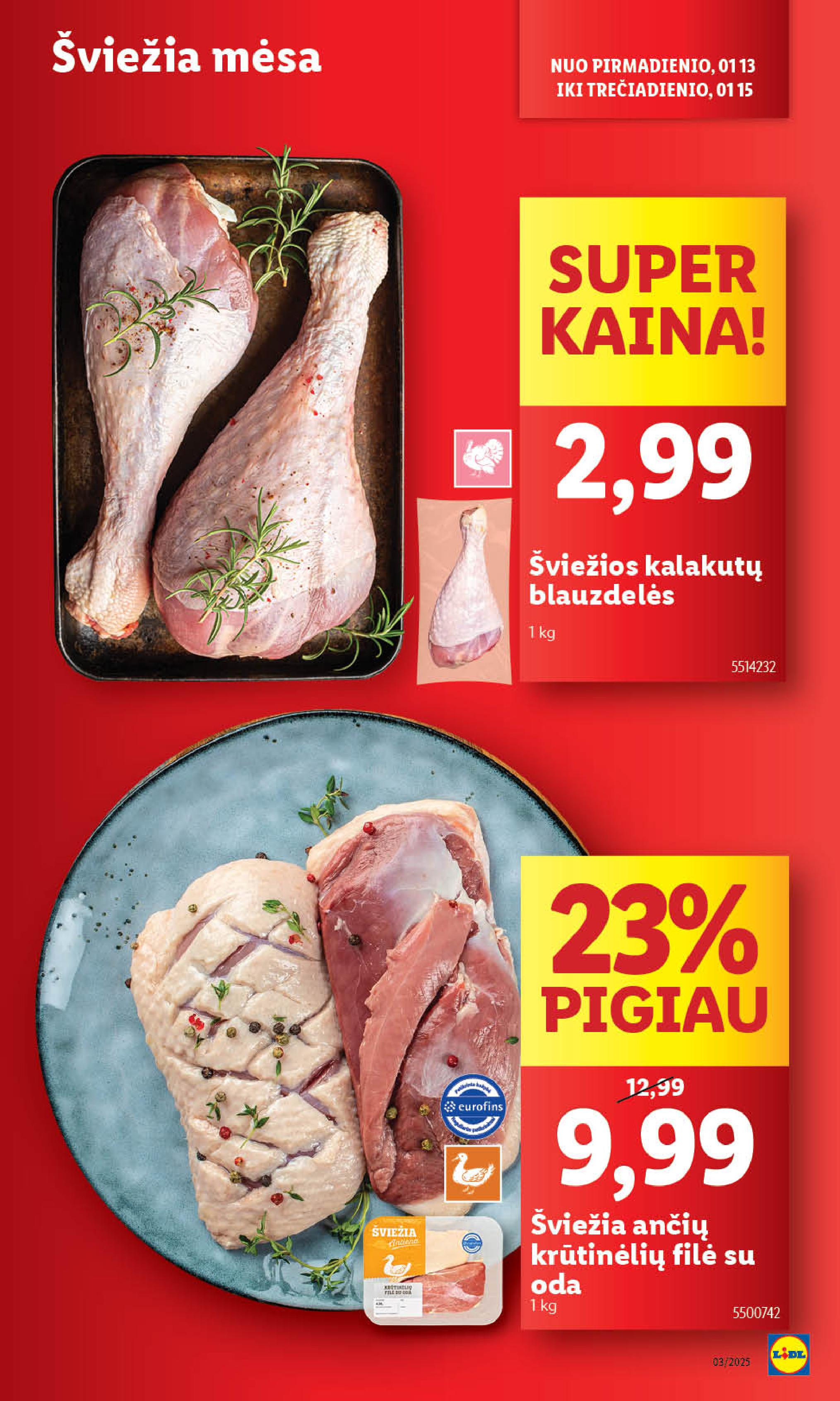 Naujausias LIDL kaininis katalogas 2025.01.13 - 2025.01.19