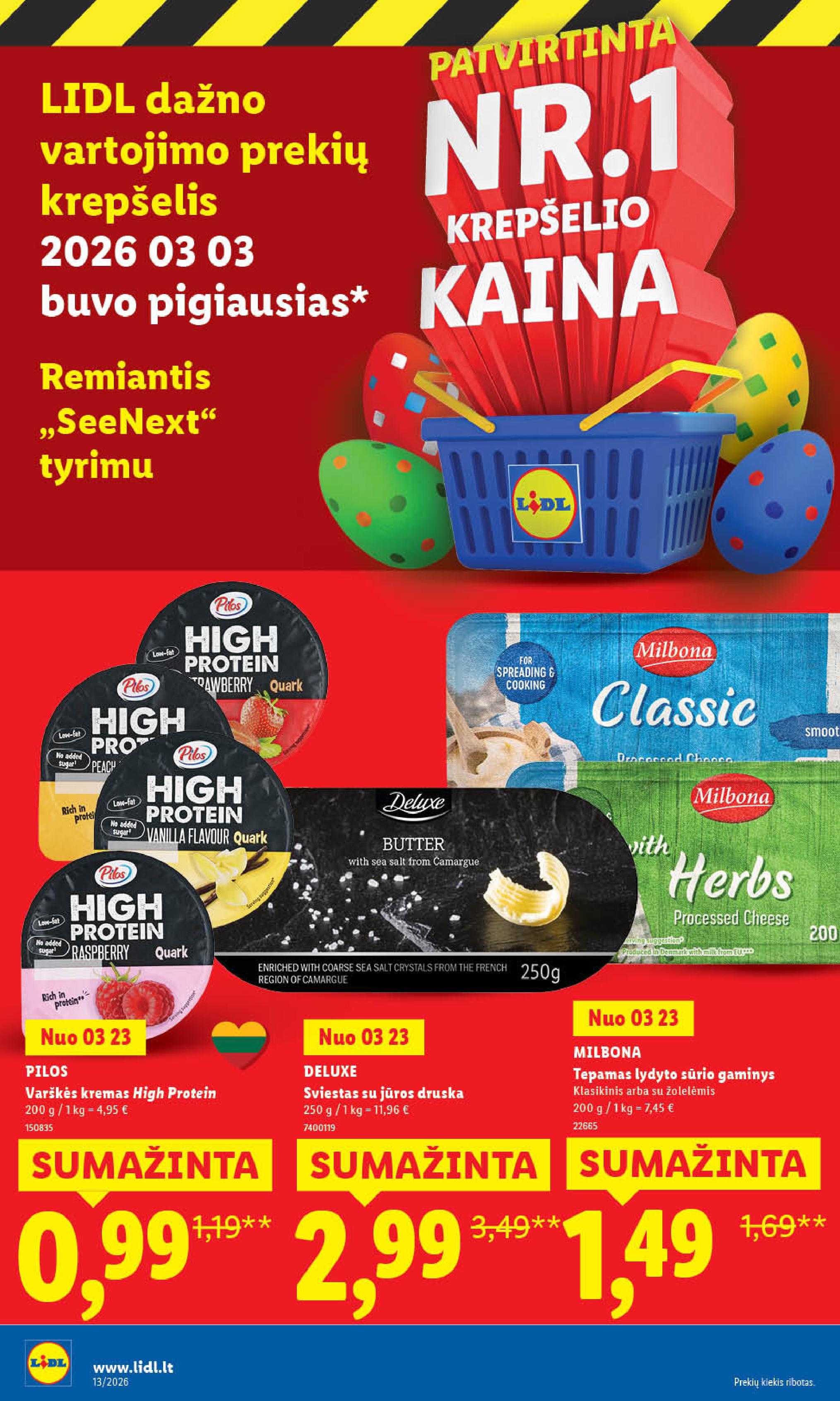 Naujausias LIDL kaininis katalogas 2026.03.23 - 2026.03.29