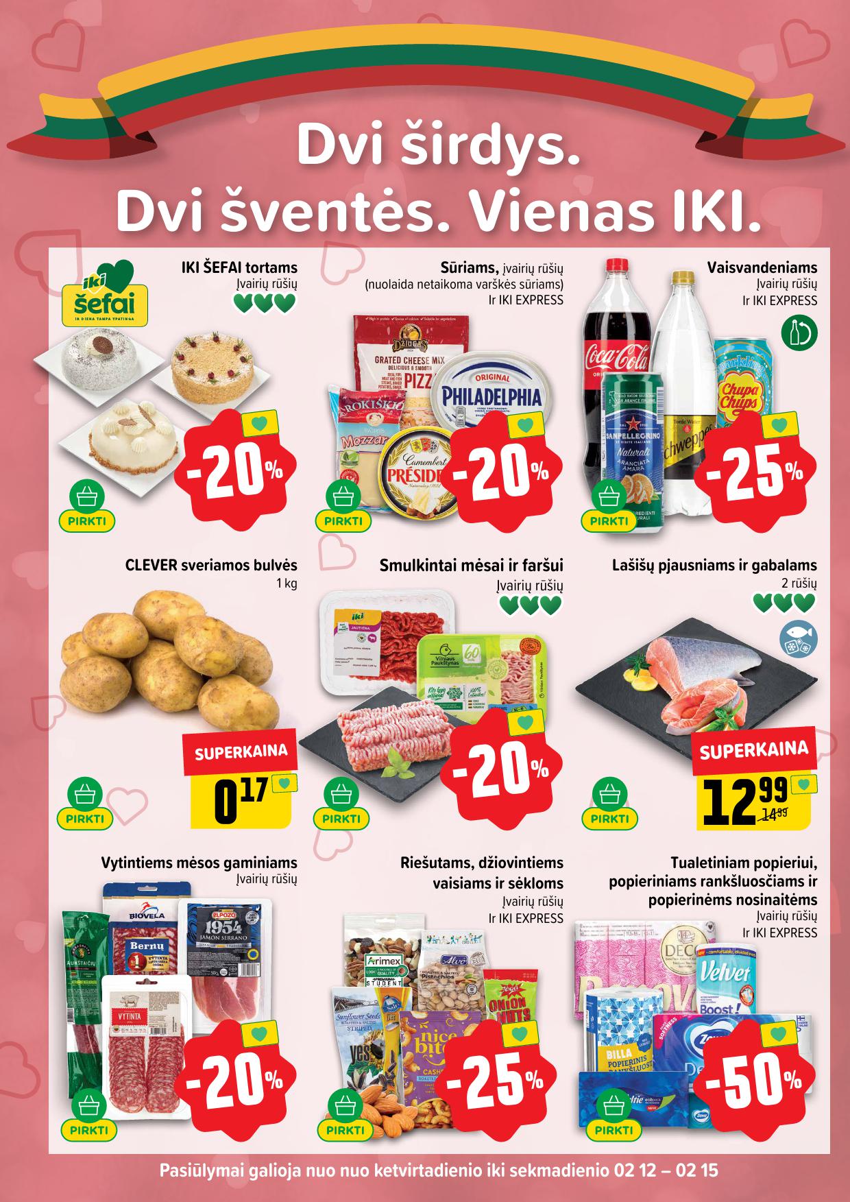 Naujausias IKI kaininis katalogas 2026.02.09 - 2026.02.15