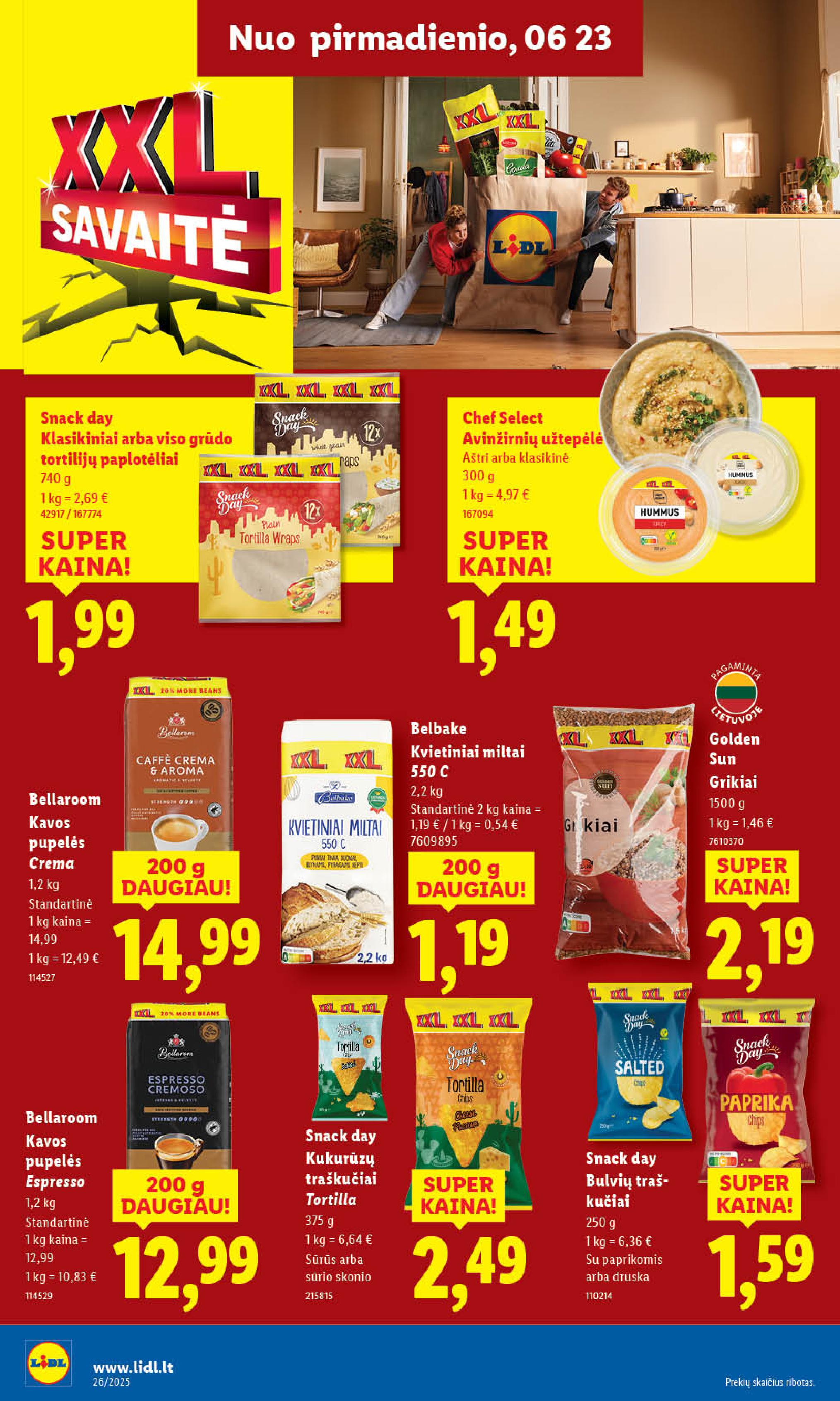 Naujausias LIDL kaininis katalogas 2025.06.23 - 2025.06.29