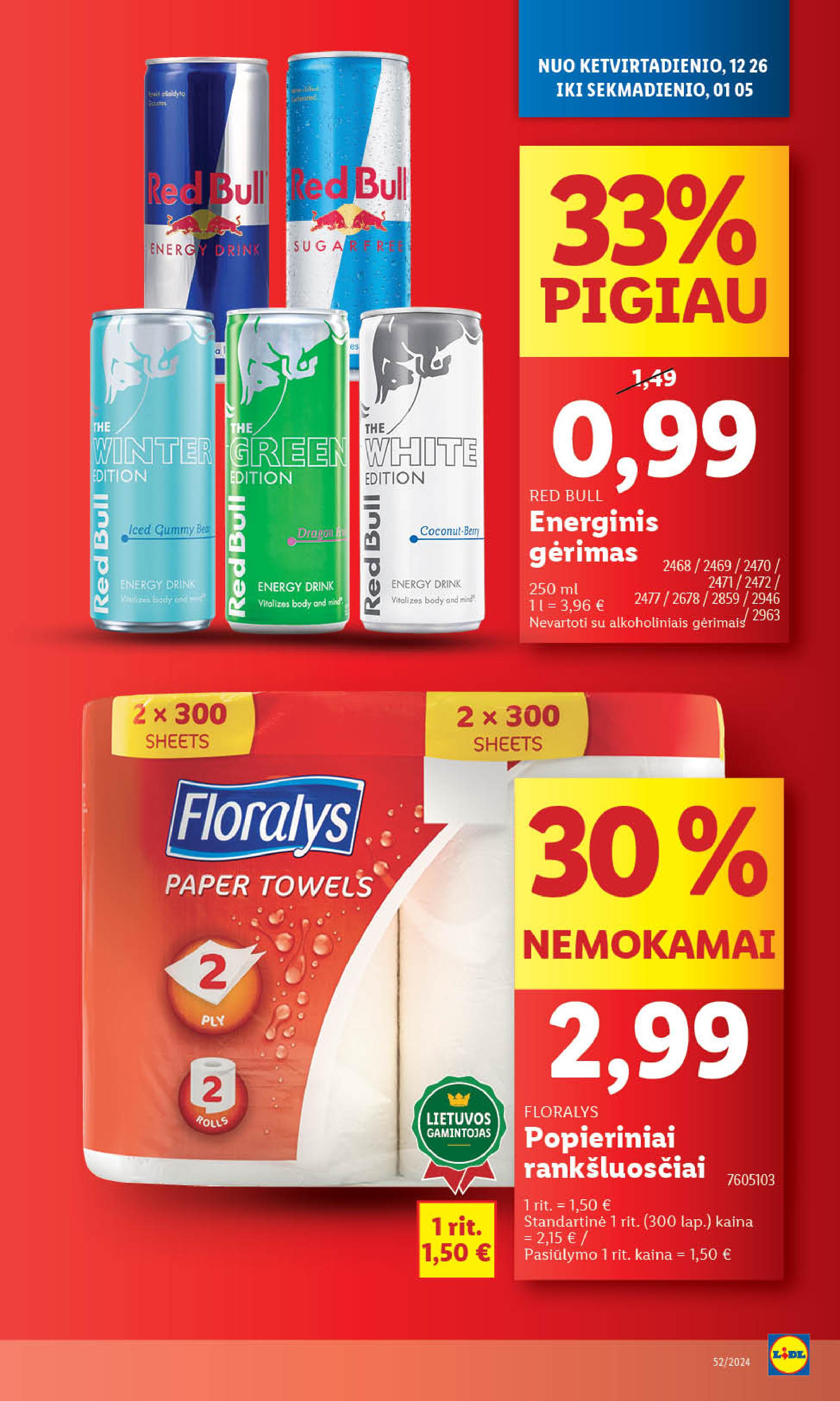 Naujausias LIDL kaininis katalogas 2024.12.26 - 2024.12.31