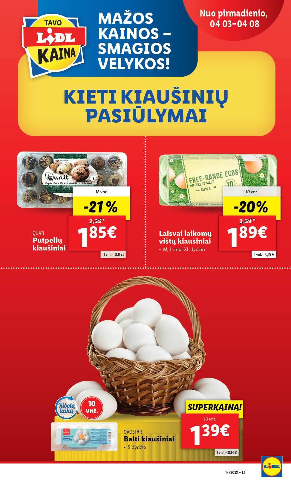 Naujausias LIDL kaininis katalogas 2023.04.03 - 2023.04.09