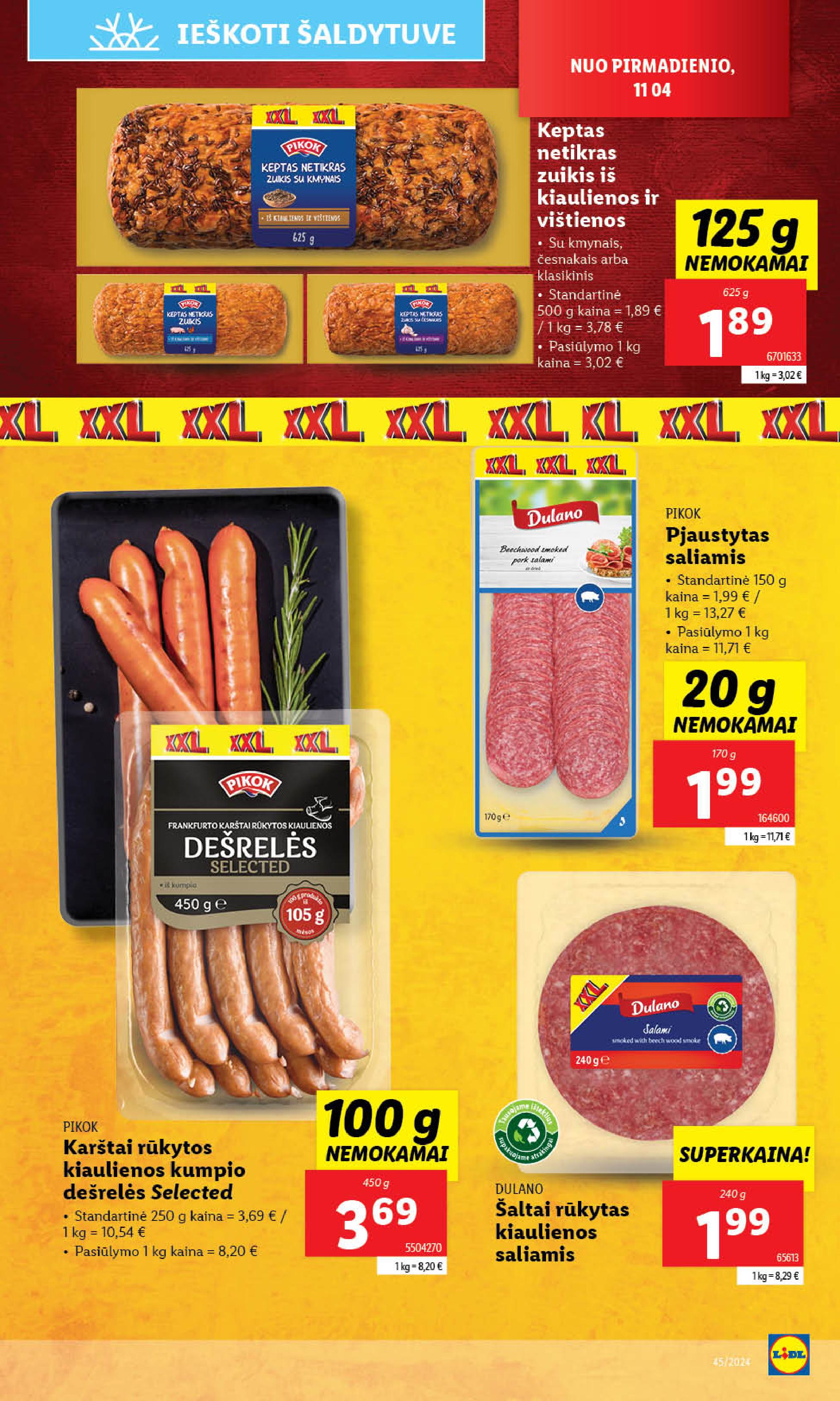 Naujausias LIDL kaininis katalogas 2024.11.04 - 2024.11.10