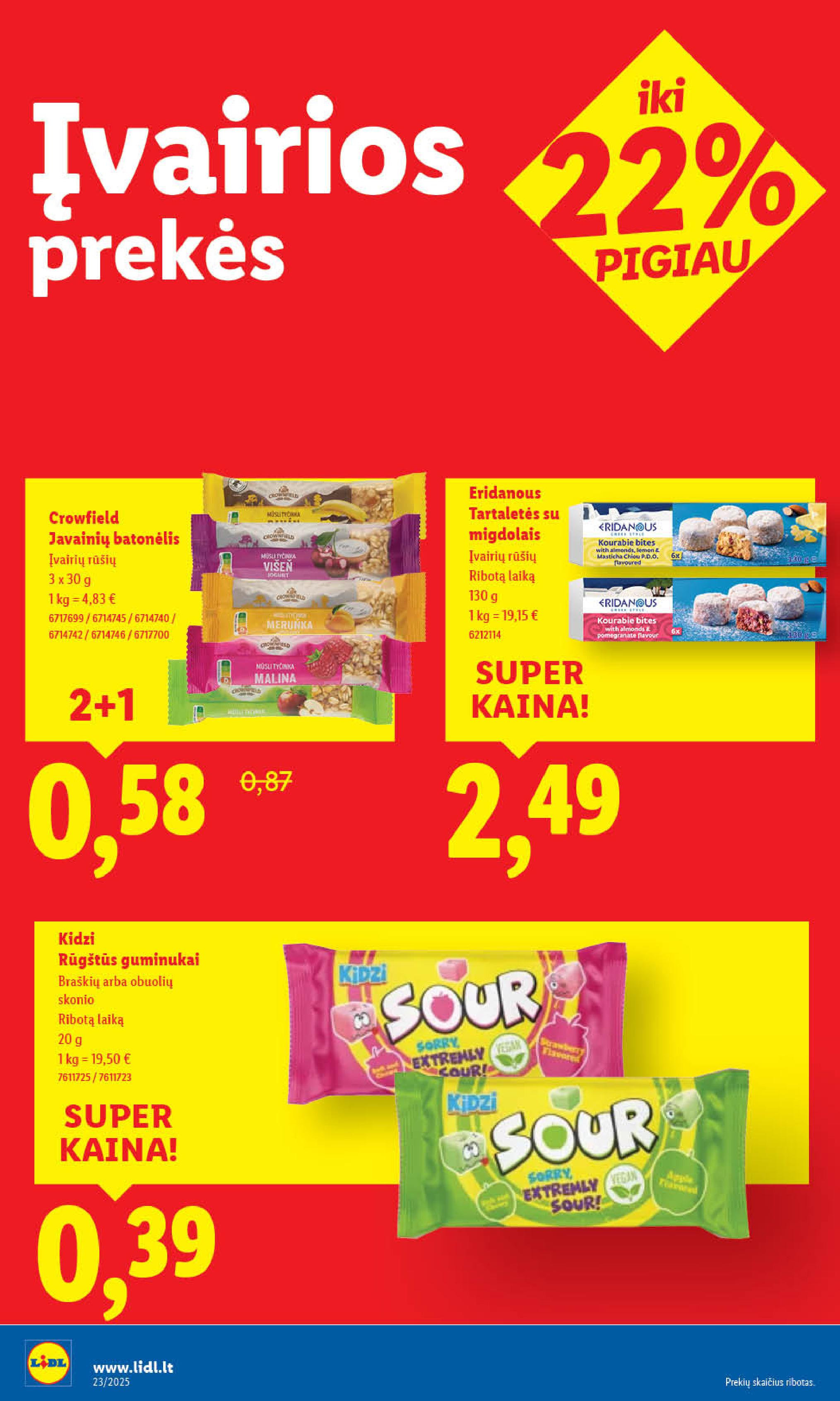Naujausias LIDL kaininis katalogas 2025.06.02 - 2025.06.08