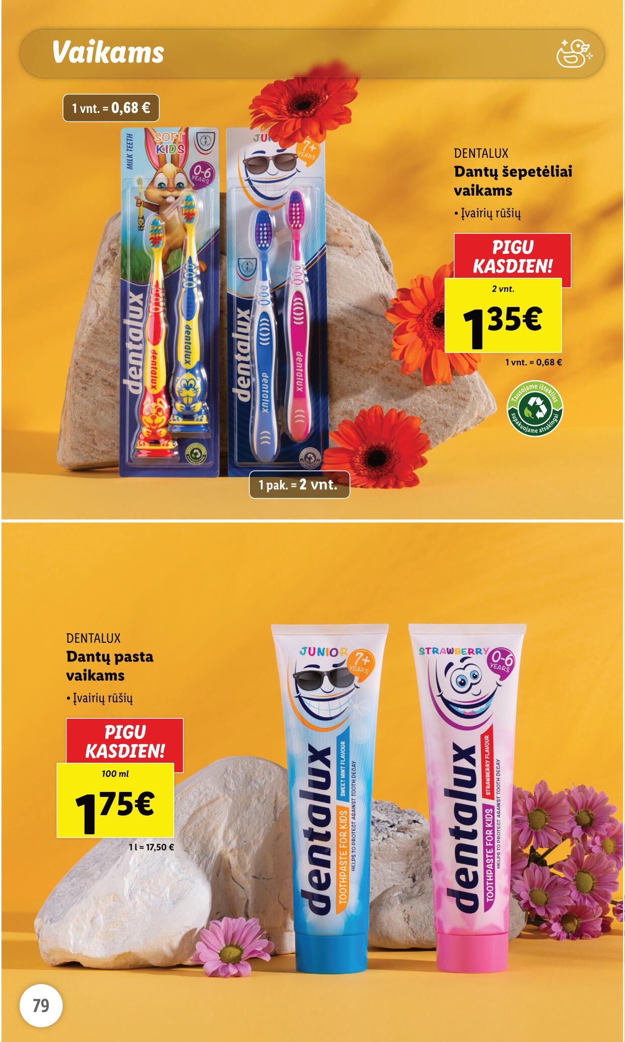 LIDL prekių katalogas "Grožio festivalis" galioja nuo 2023.05.01