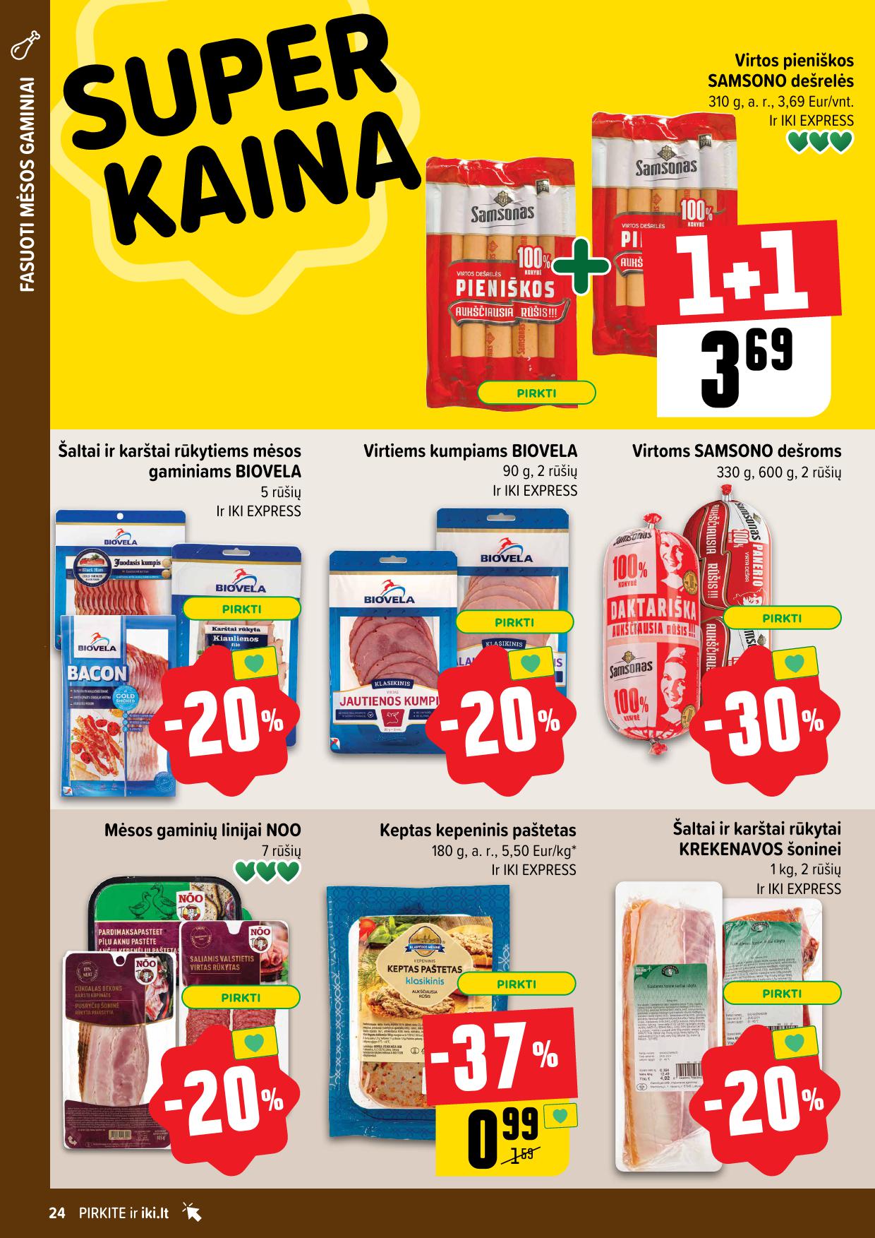 Naujausias IKI kaininis katalogas 2024.10.14 - 2024.10.20
