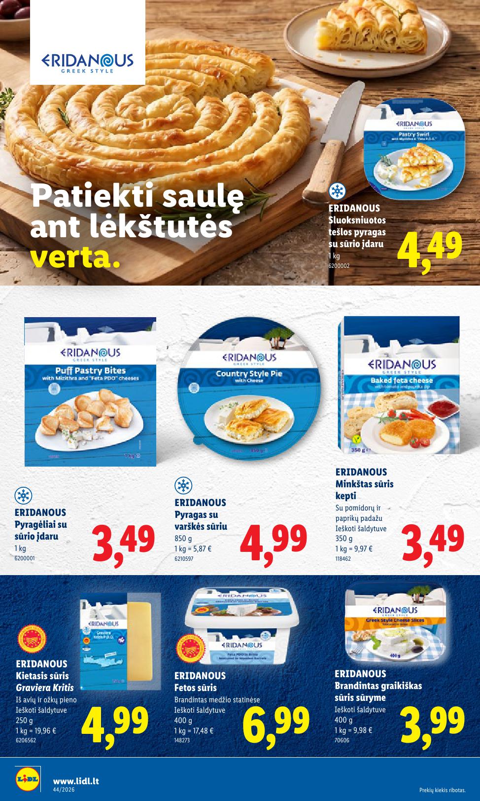Naujas LIDL leidinys nuo 2026.10.26 iki 2026.11.01