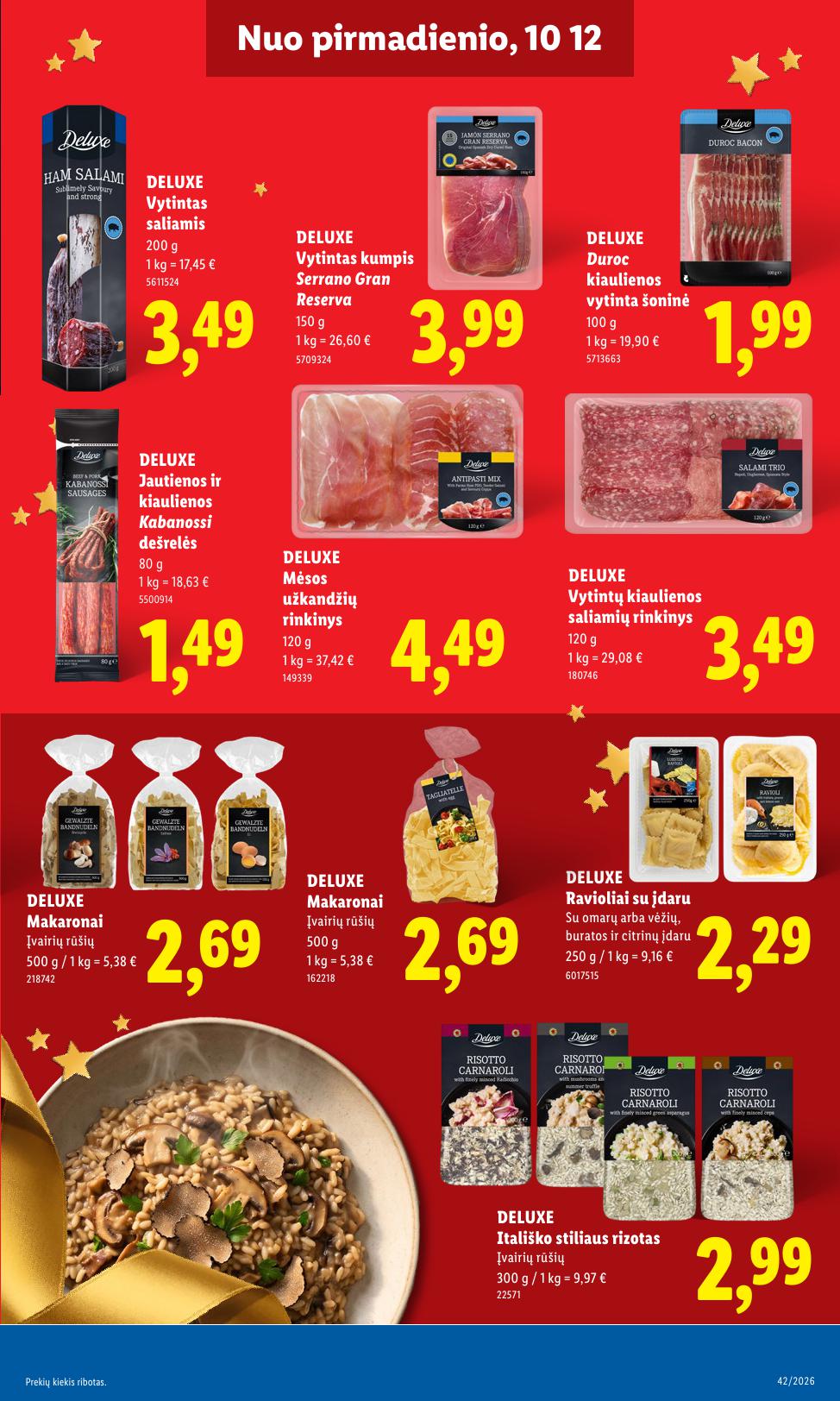 Naujausias LIDL kaininis katalogas 2026.10.12 - 2026.10.18