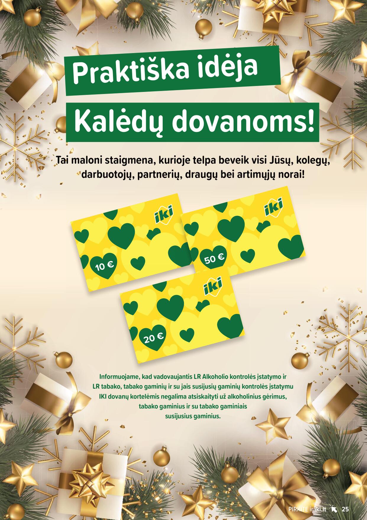 Naujausias IKI kaininis katalogas 2023.11.27 - 2023.12.03