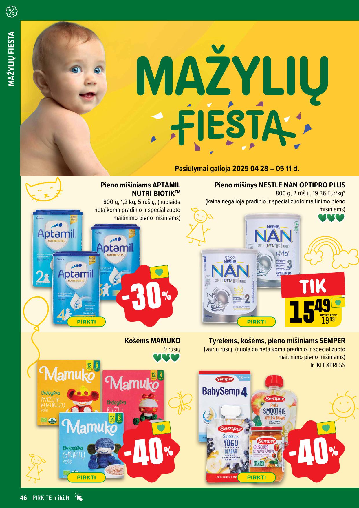 Naujausias IKI kaininis katalogas 2025.05.05 - 2025.05.11