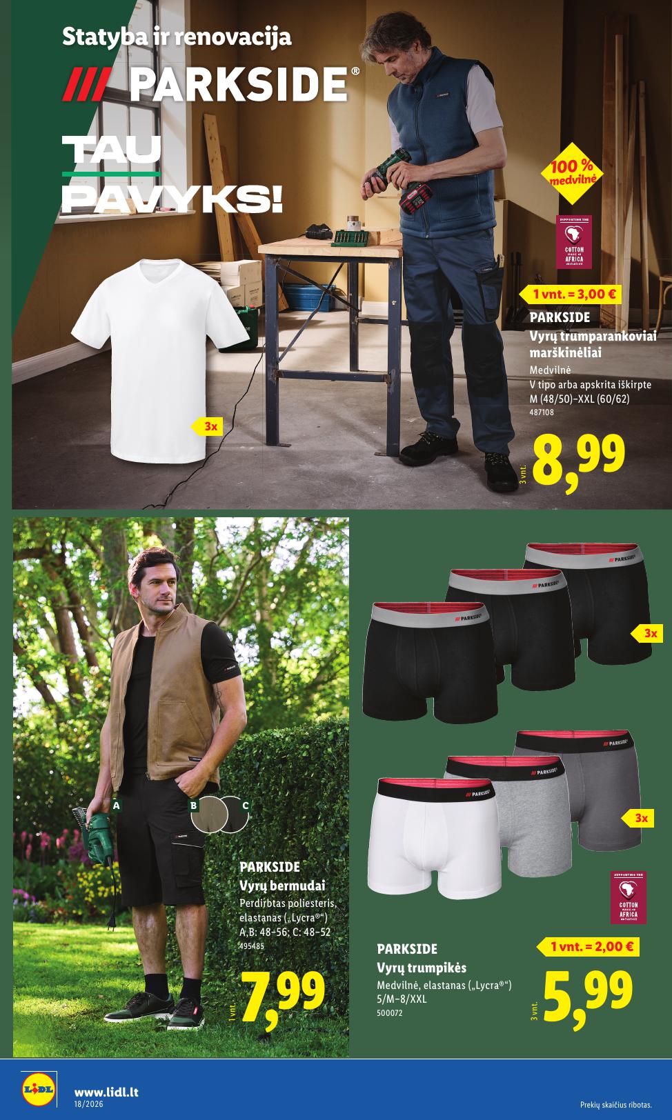 LIDL ne maisto prekių leidinys 2026.04.27 - 2026.05.03