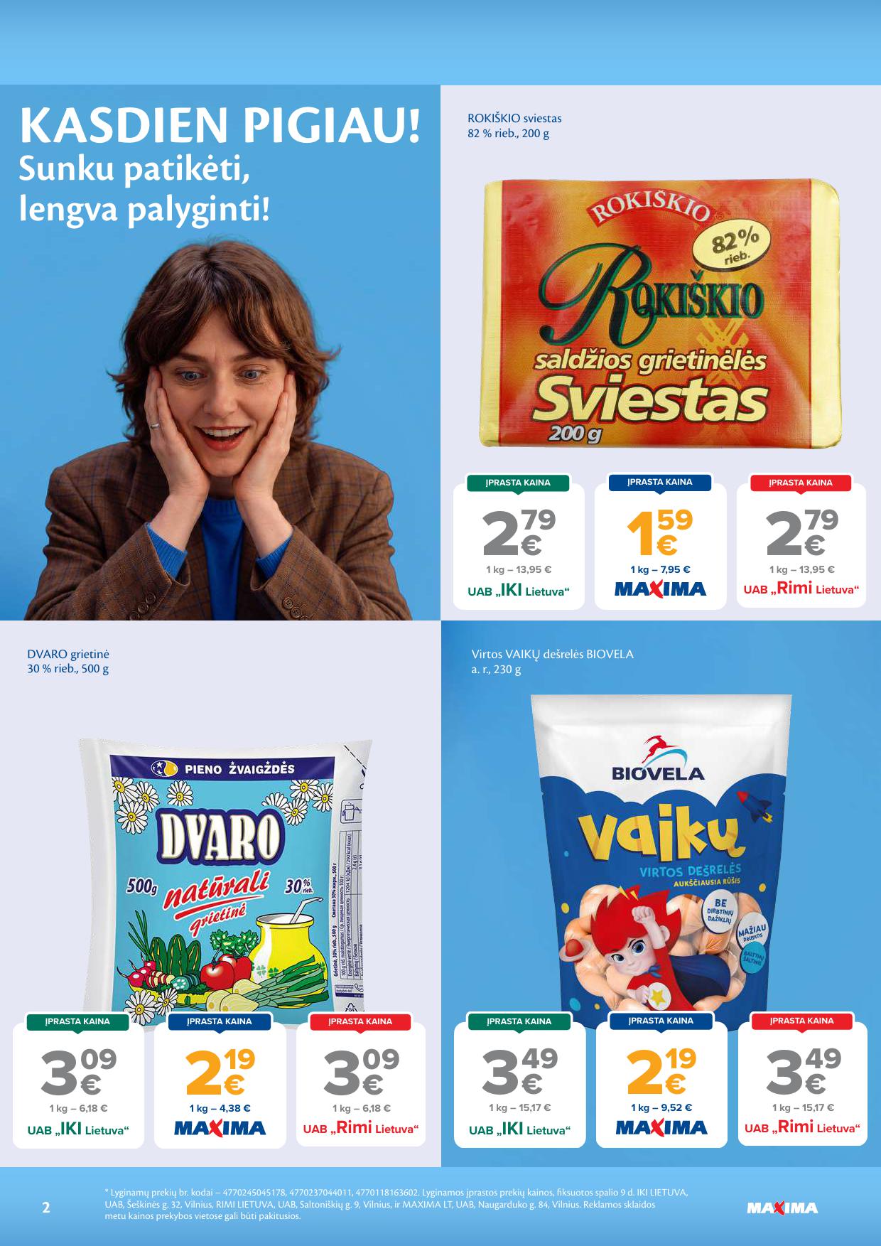 MAXIMA akcijų ir nuolaidų leidinys Nr.43 2026.10.20 - 2026.10.26