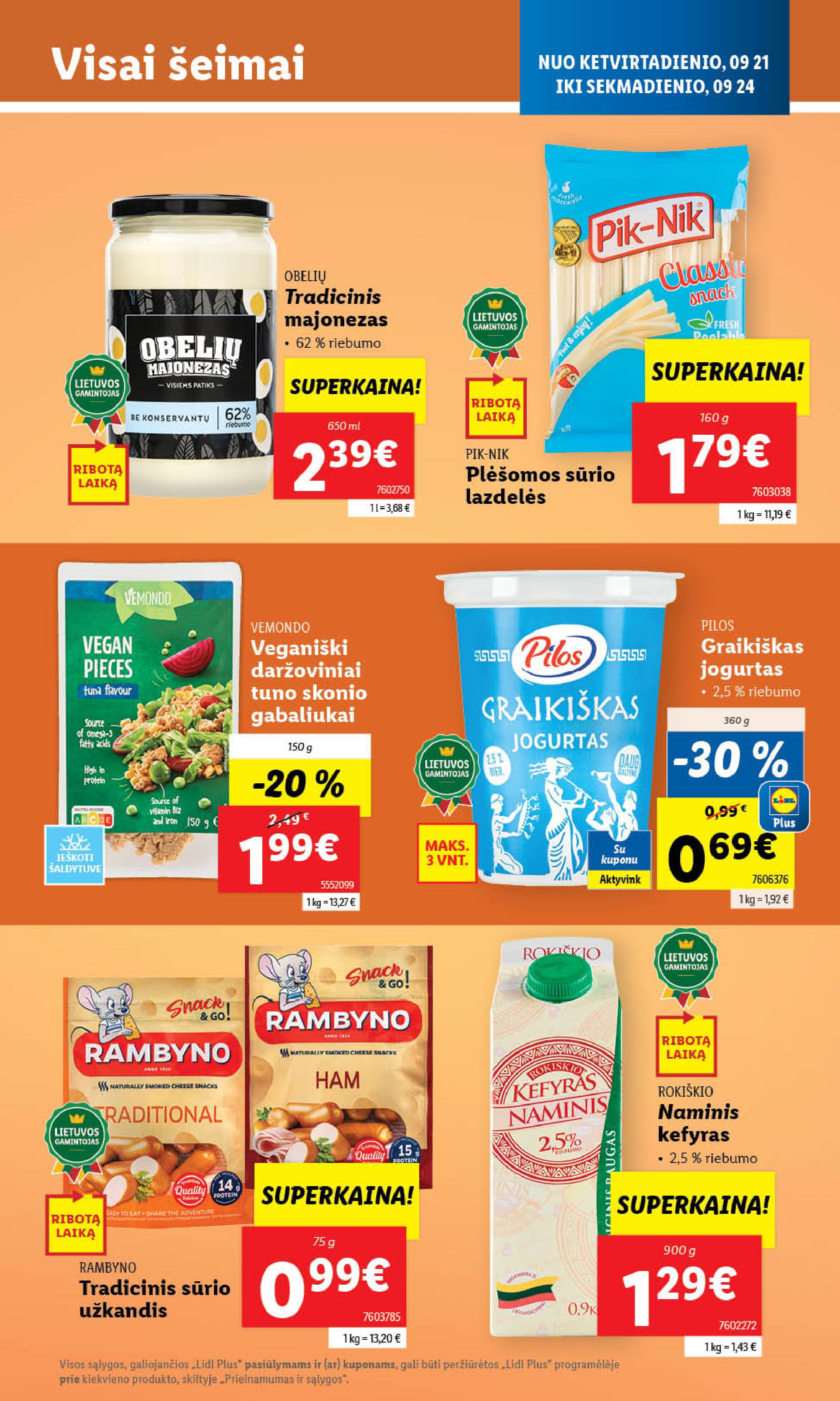 Naujausias LIDL kaininis katalogas 2023.09.18 - 2023.09.24