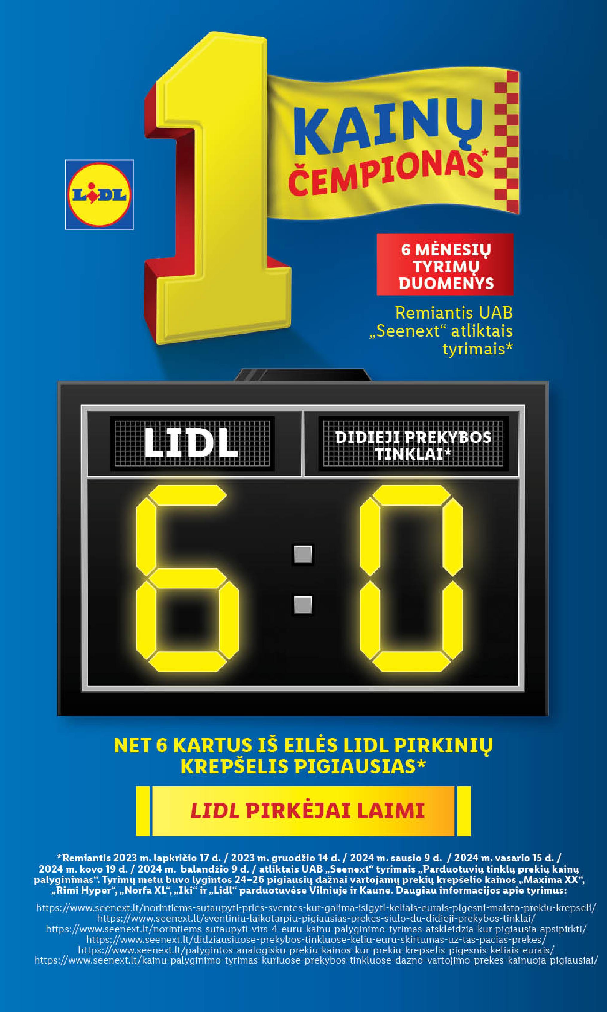 Naujausias LIDL kaininis katalogas 2024.04.22 - 2024.04.28