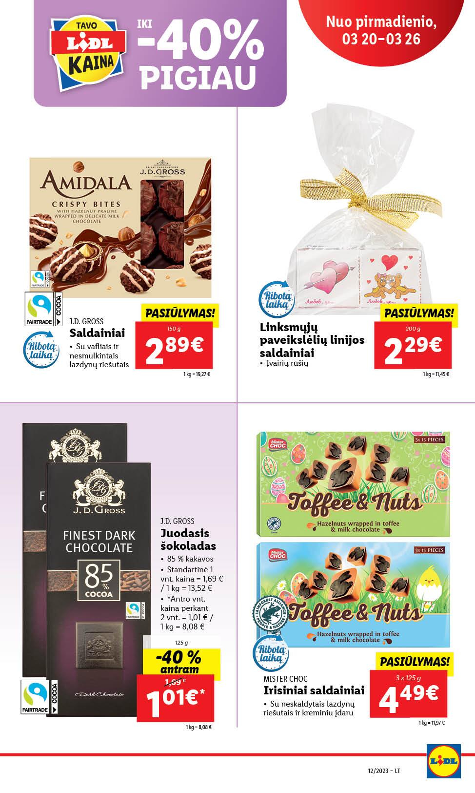 Naujausias LIDL kaininis katalogas 2023.03.20 - 2023.03.26