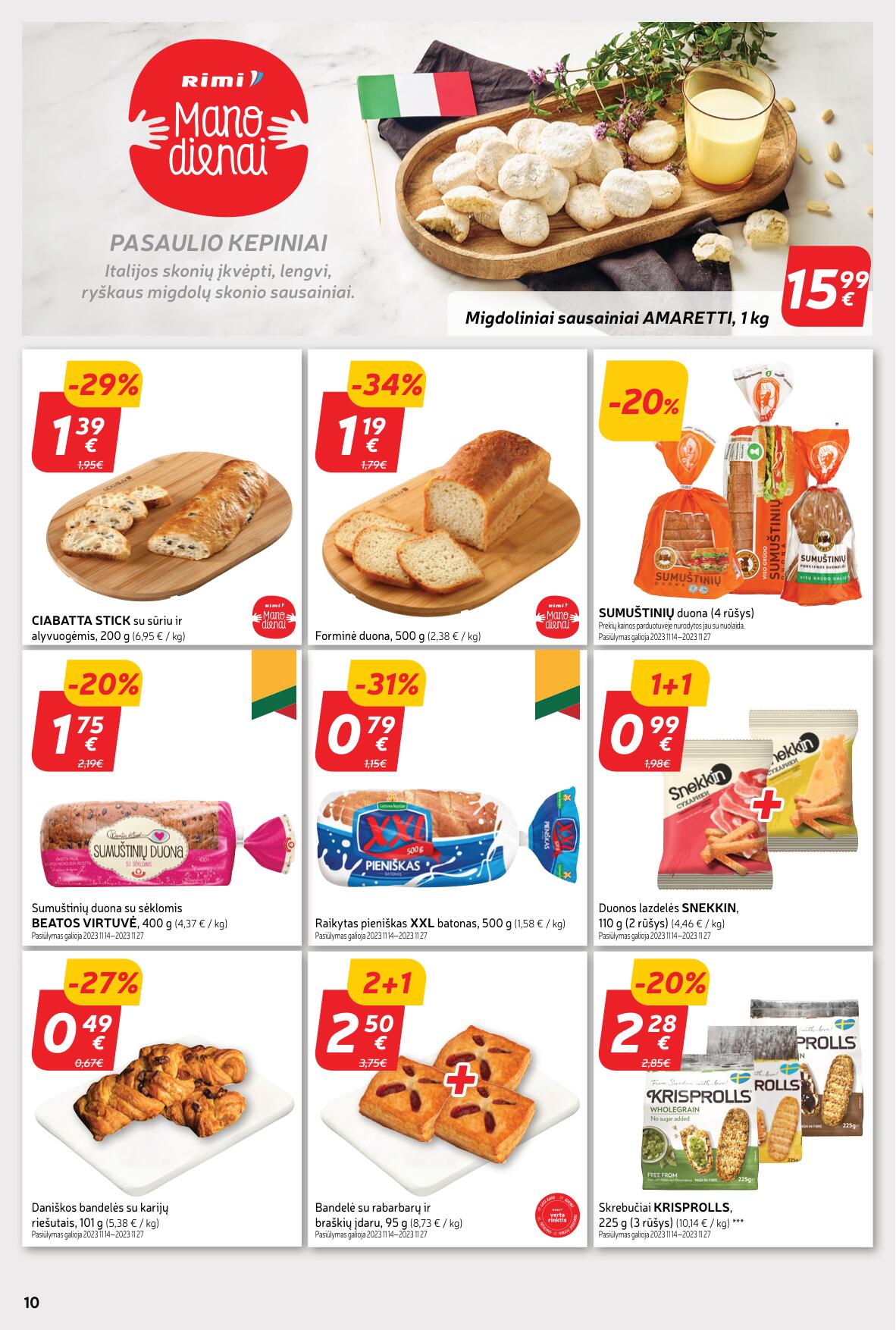 Naujausias RIMI kaininis katalogas 2023.11.14 - 2023.11.20