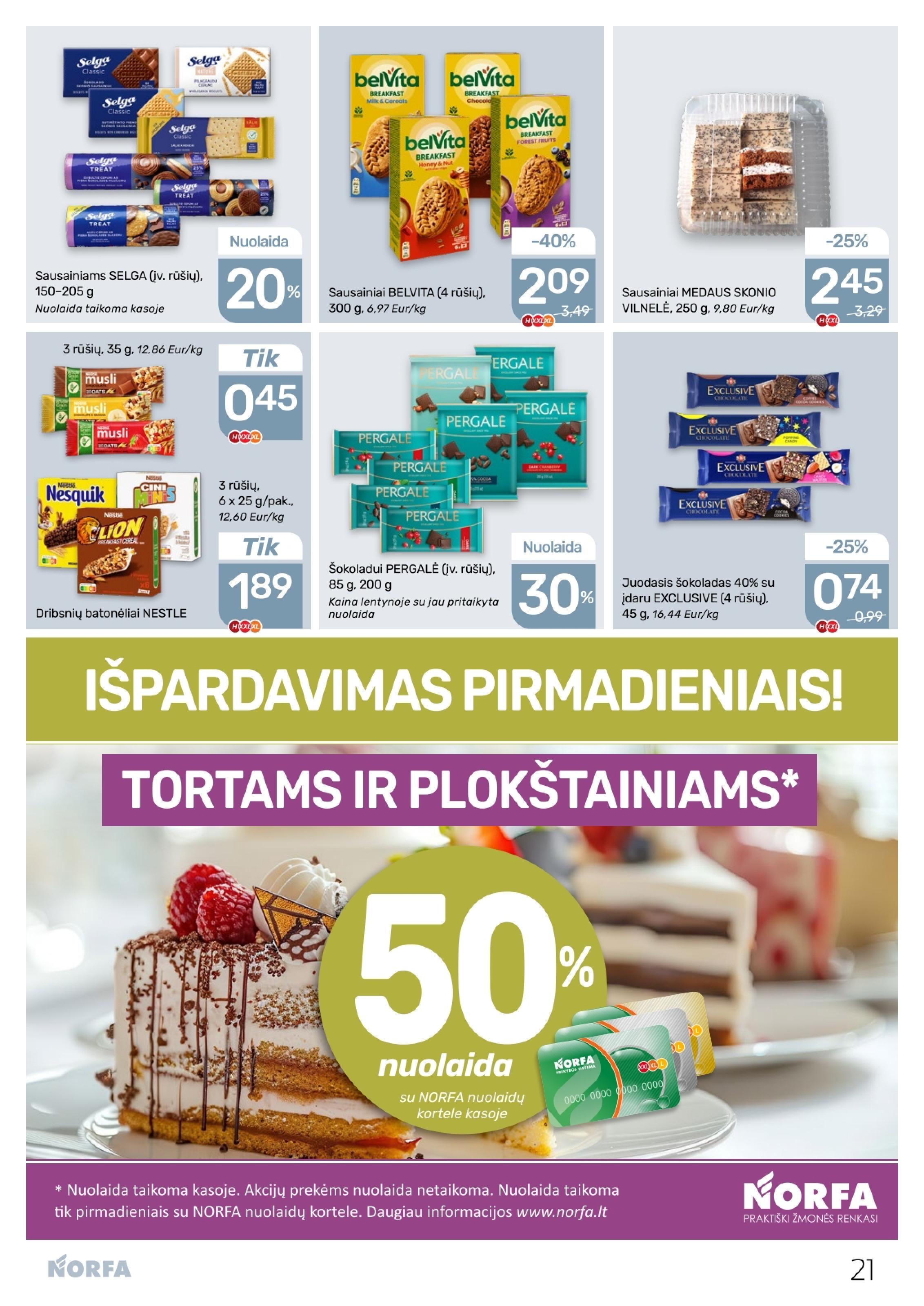 Naujausias NORFA kaininis katalogas 2026.04.16 - 2026.04.29