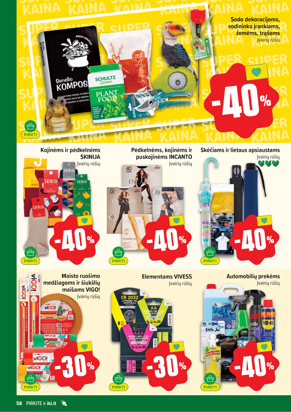 Naujausias IKI kaininis katalogas 2026.04.20 - 2026.04.26