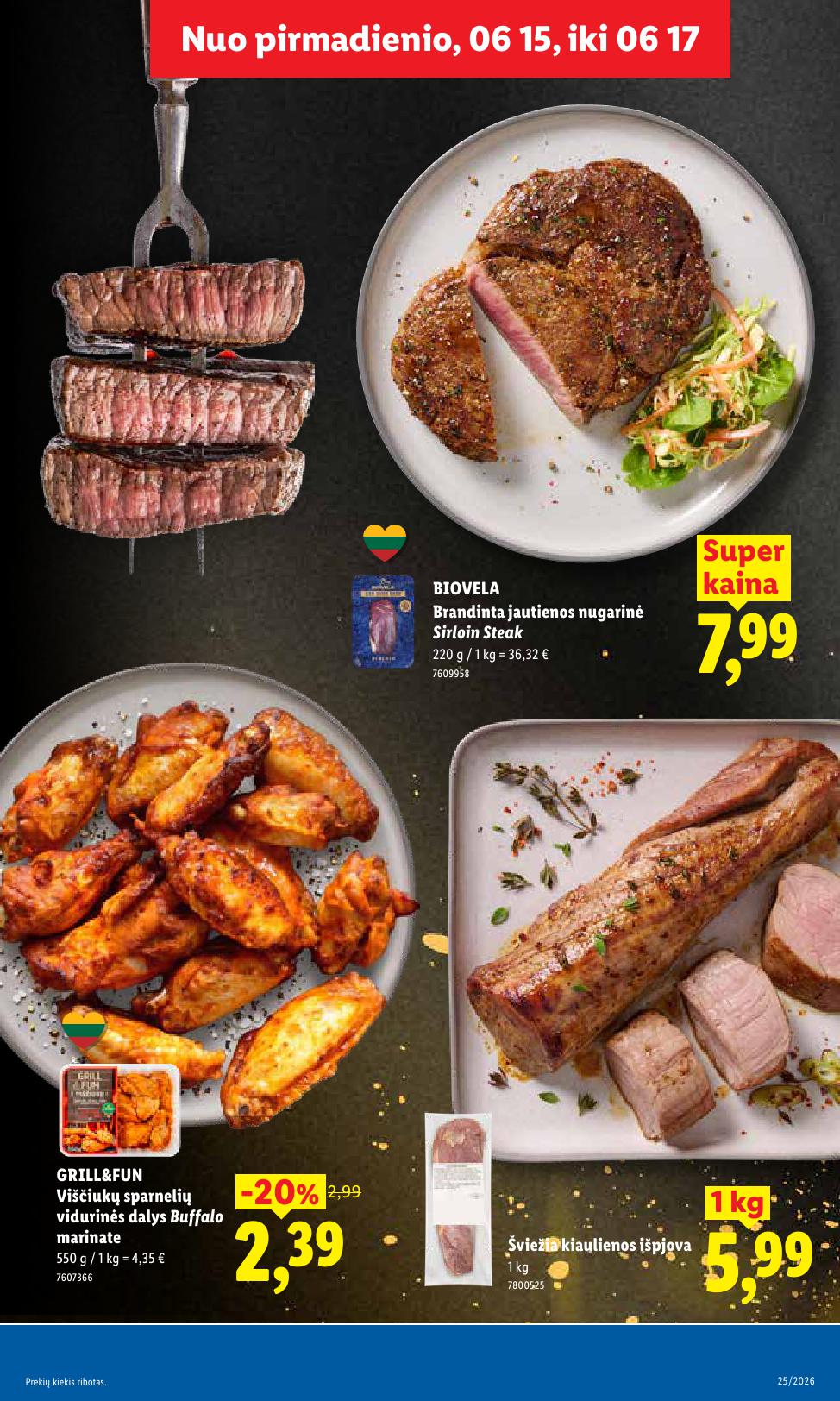 Naujausias LIDL kaininis katalogas 2026.06.15 - 2026.06.21