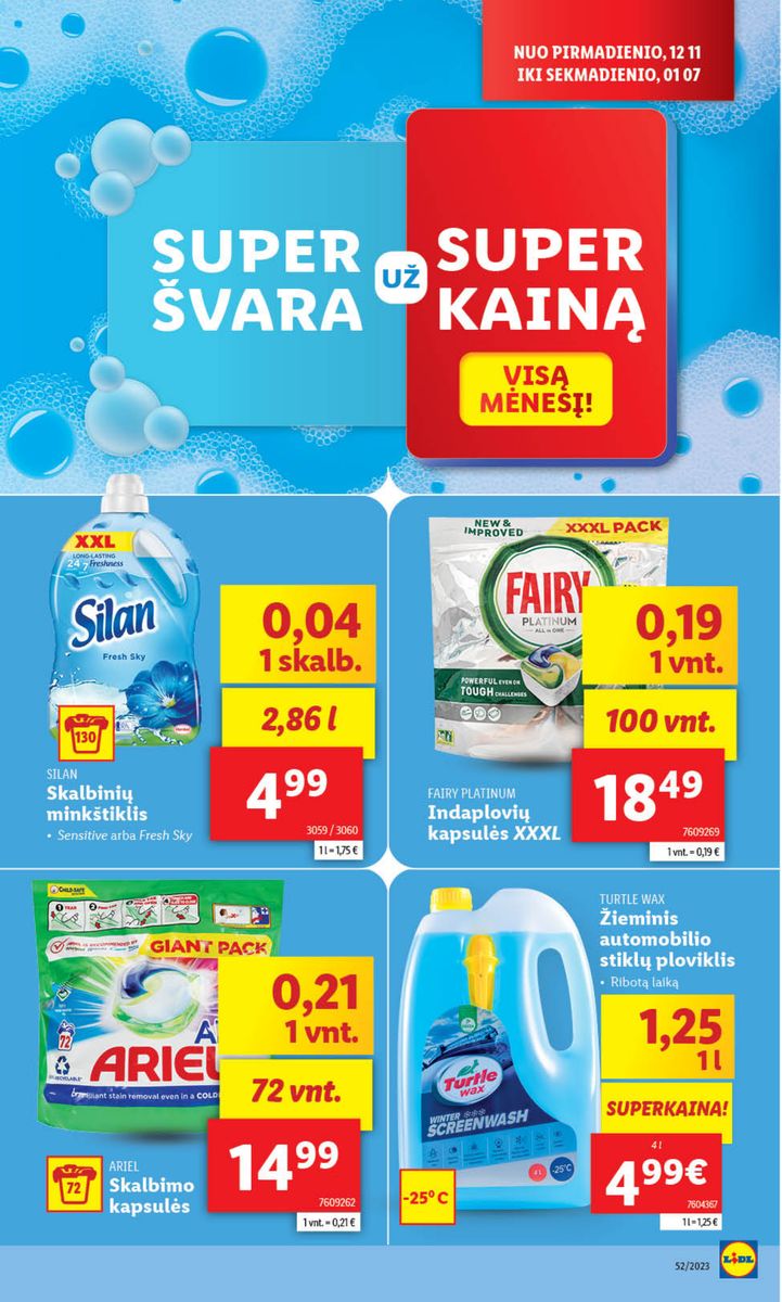 Naujausias LIDL kaininis katalogas 2023.12.26 - 2023.12.31