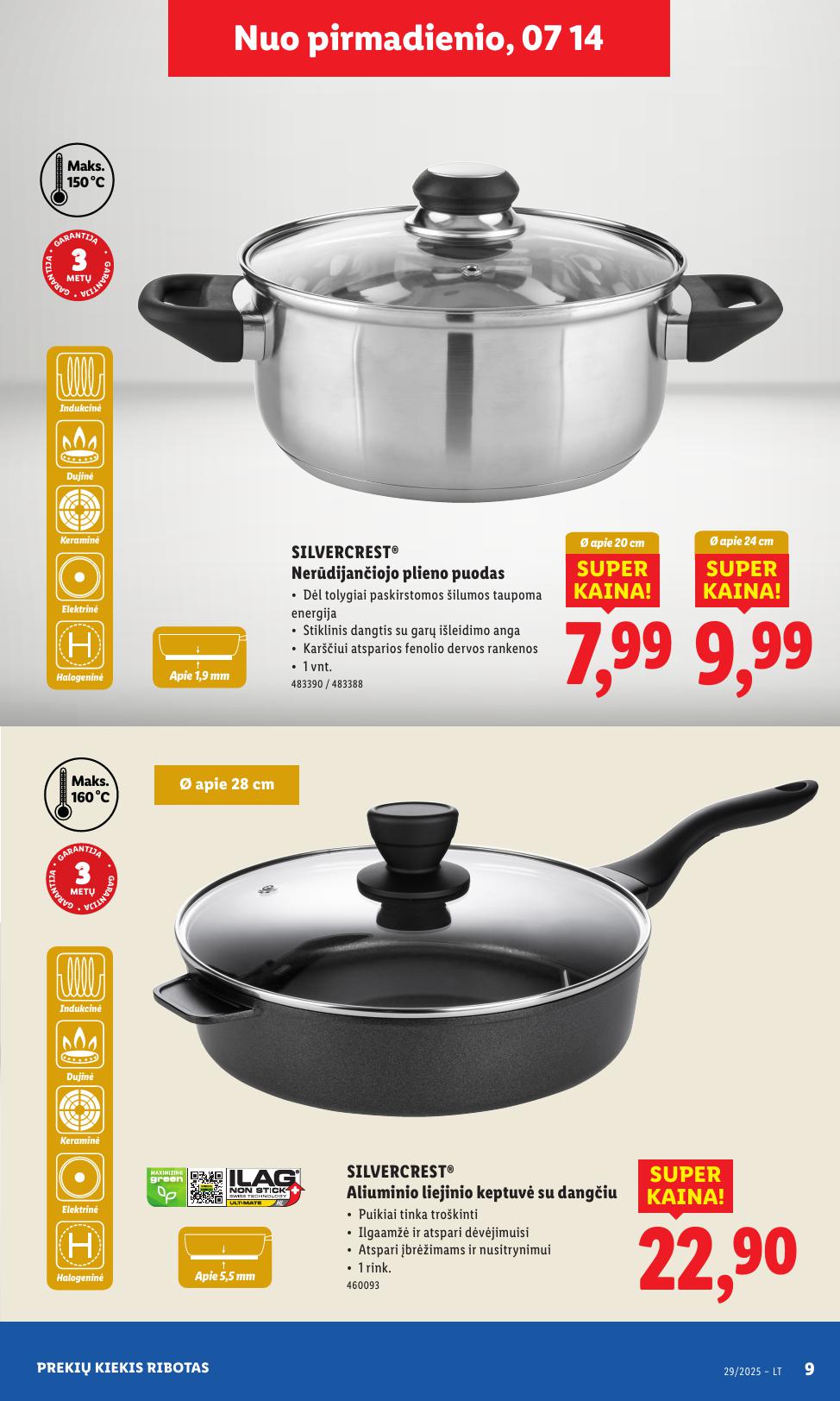 LIDL ne maisto prekių leidinys 2025.07.14 - 2025.07.20