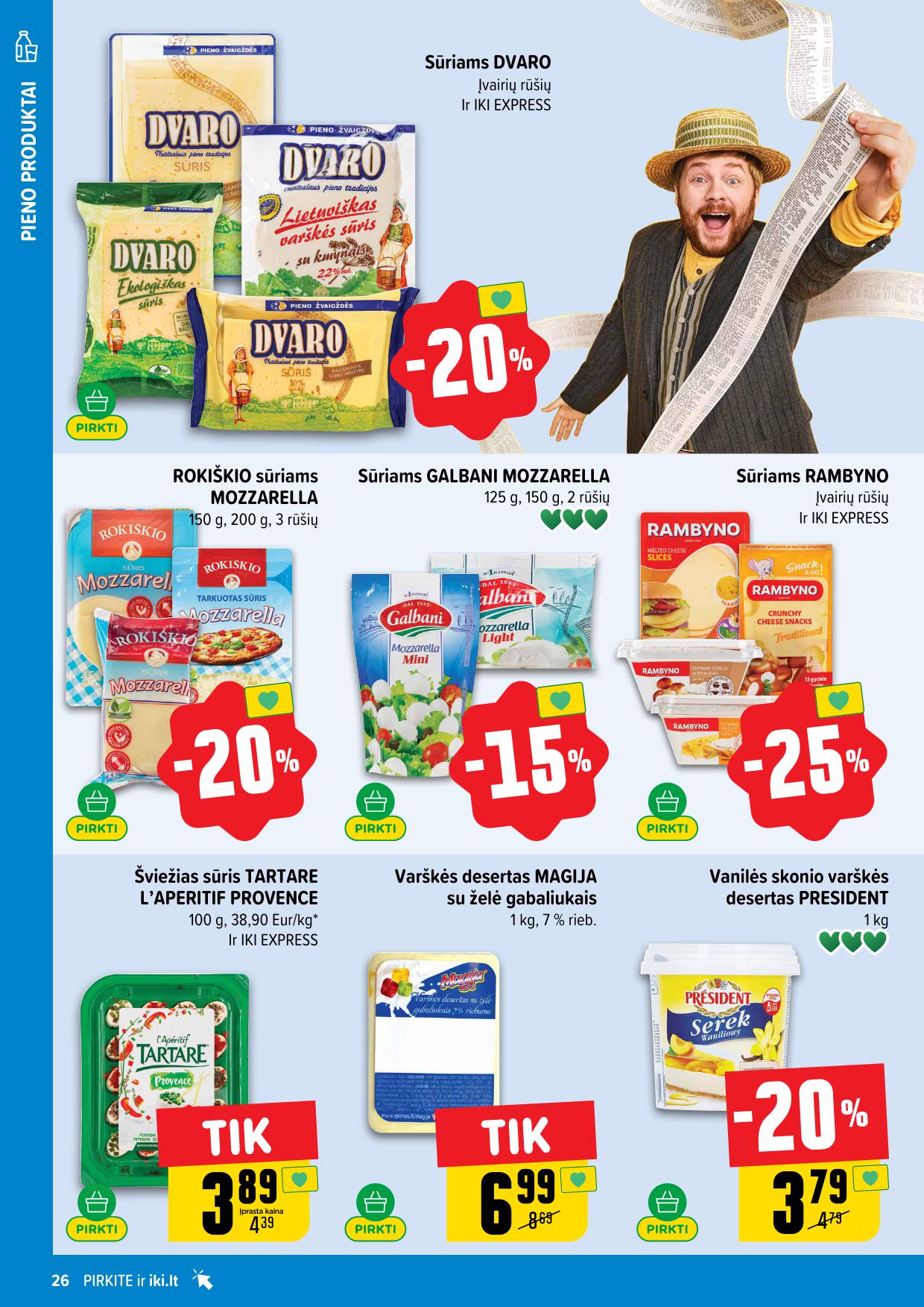 Naujausias IKI kaininis katalogas 2026.01.26 - 2026.02.01