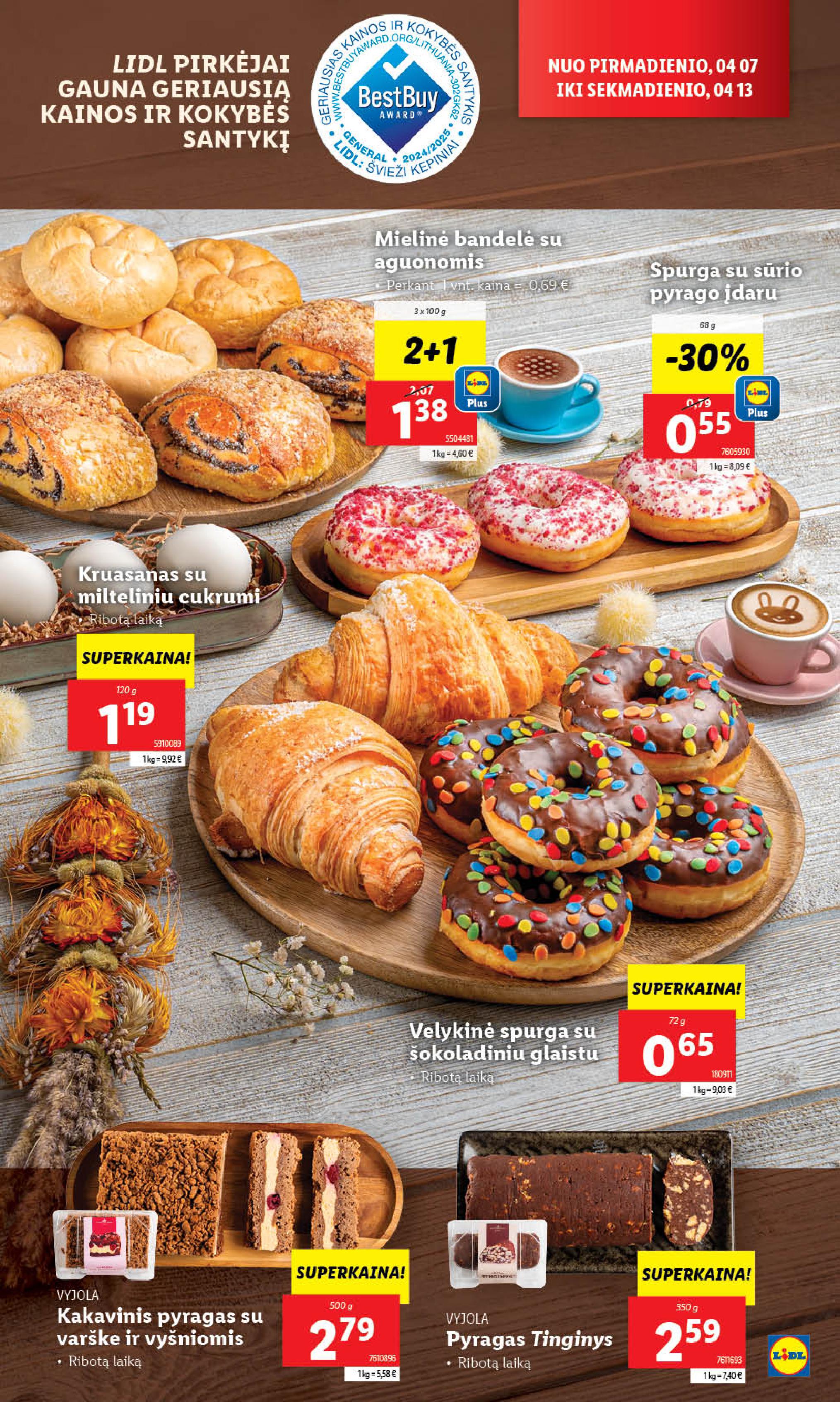 Naujausias LIDL kaininis katalogas 2025.04.07 - 2025.04.13