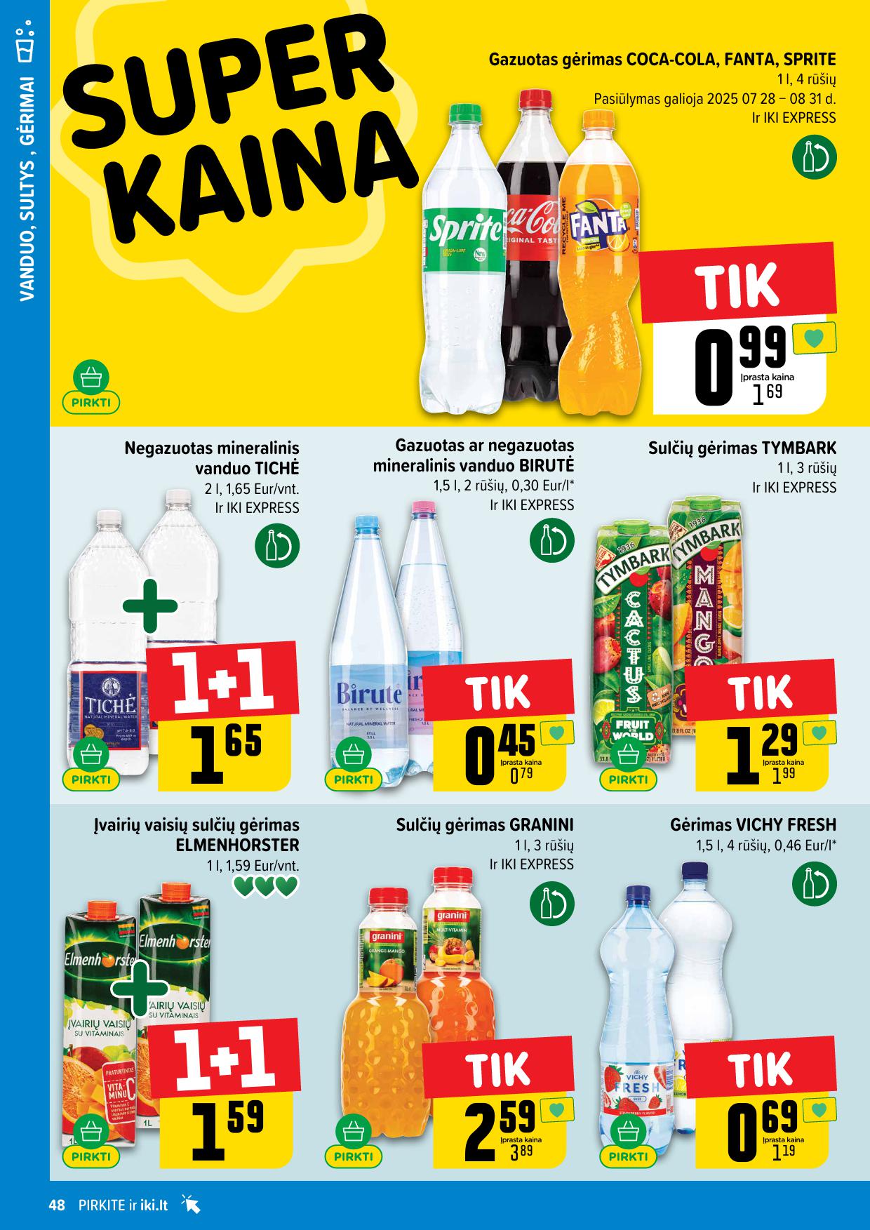 Naujausias IKI kaininis katalogas 2025.07.28 - 2025.08.03